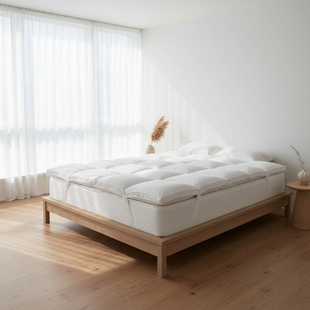HSH Dream Plush 2 Inch Mattress Topper – Hypoallergenic Down Alternative Soft Bed Topper