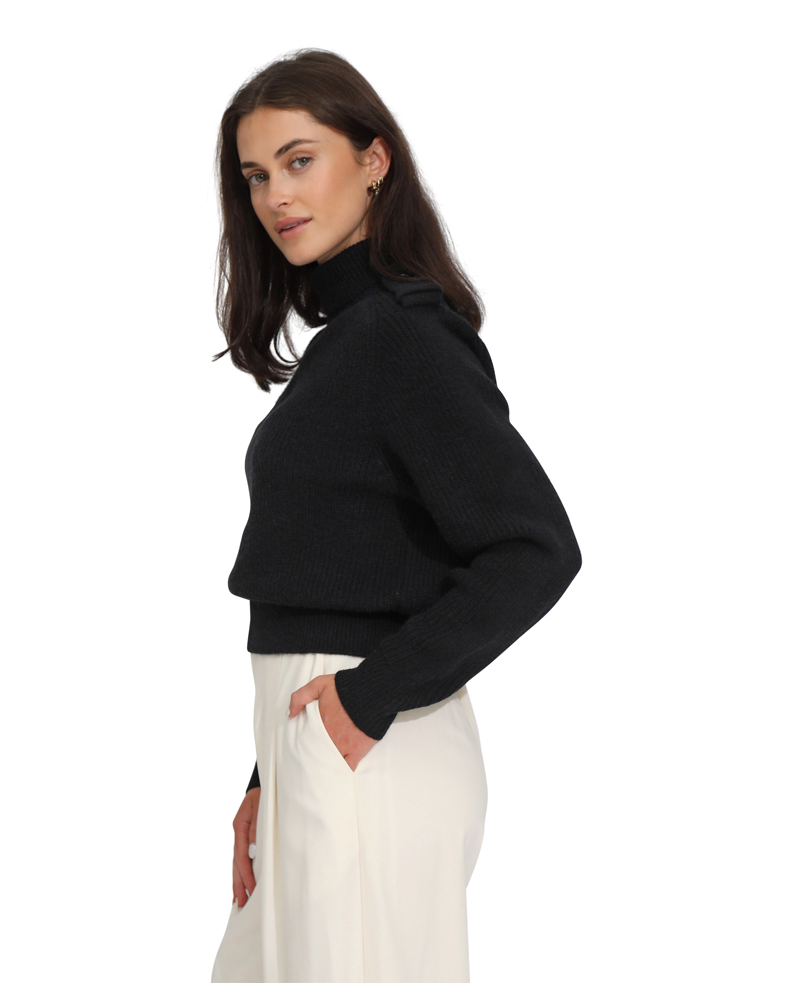 Belle & Bloom Womens Lost Found Knitted Sweater