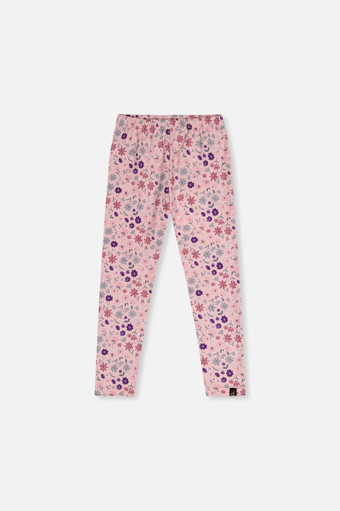 Deux par Girls Daisy Print Elastic-Waist Jersey Leggings