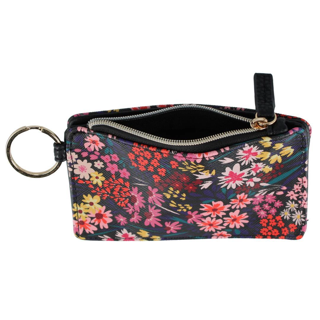 Julia Buxton Women's Vegan Leather Everywhere Lanyard ID Wallet
