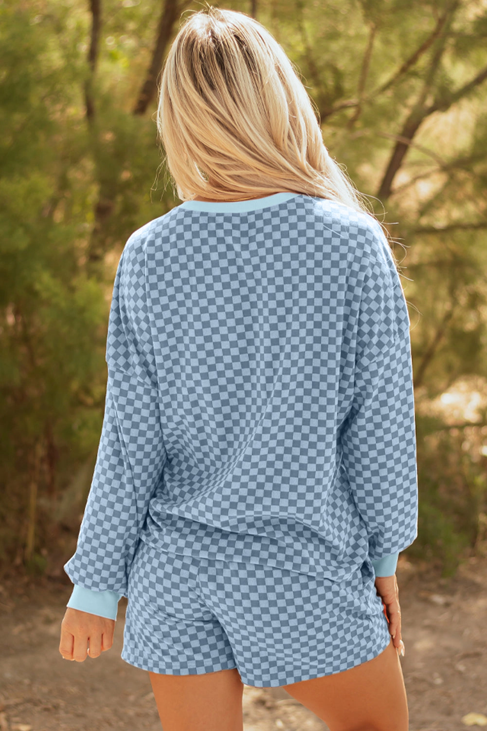 Threaded Pear Women's Reese and Shorts Set Long Sleeve Top