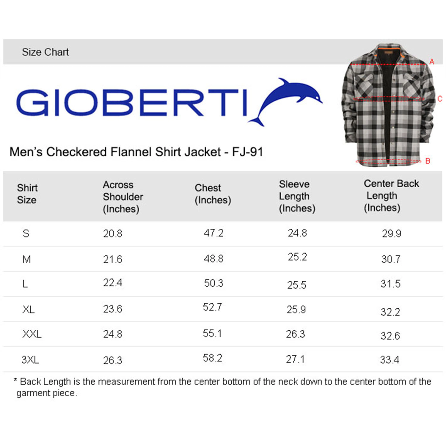 Gioberti Men's Checkered Flannel Jacket With Sherpa Underlining