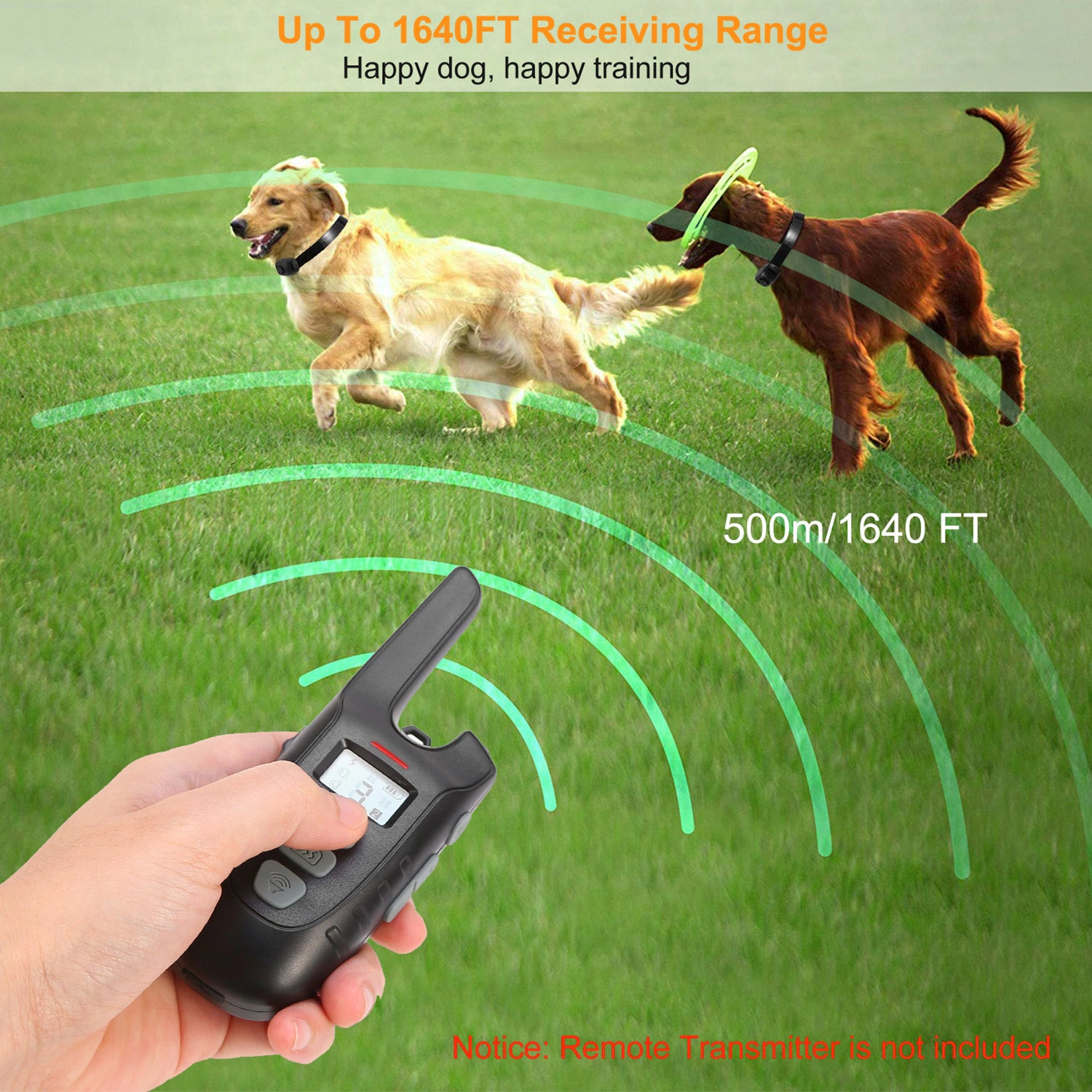 GBruno Waterproof Rechargeable Dog Training Collar