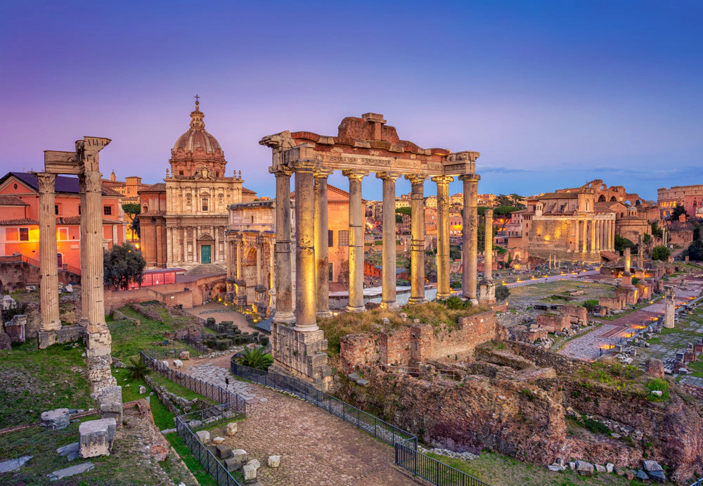 CASTORLAND 1000 Piece Jigsaw Puzzles, The Roman Forum, Rome, Italy, Ancient, C-105304-2