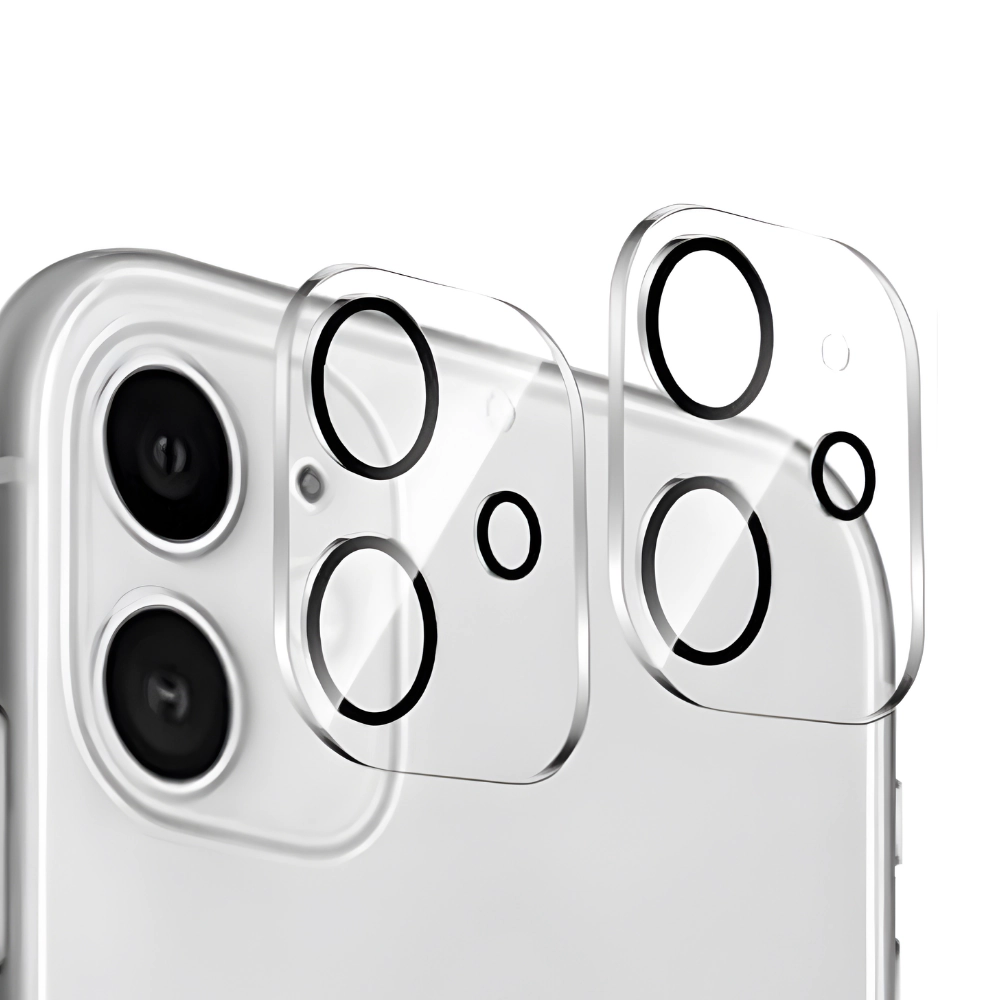 Qixxronics for iPhone 12 Mini Camera Lens Protector Tempered Glass Lens Cover Flim 2PCS