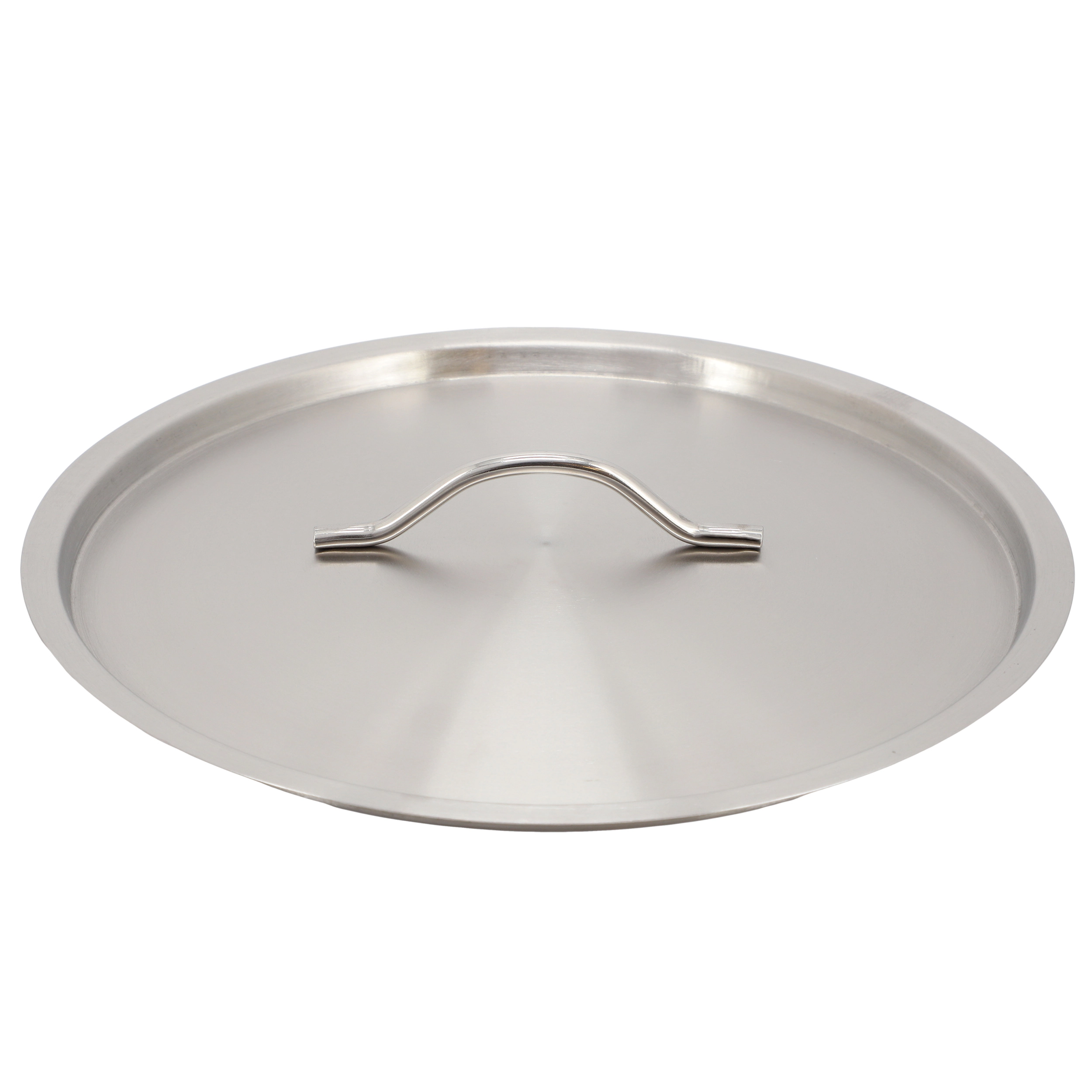 MegaChef Professional Kitchen 38.5 Quart Round Stainless Steel Stock Pot with Lid