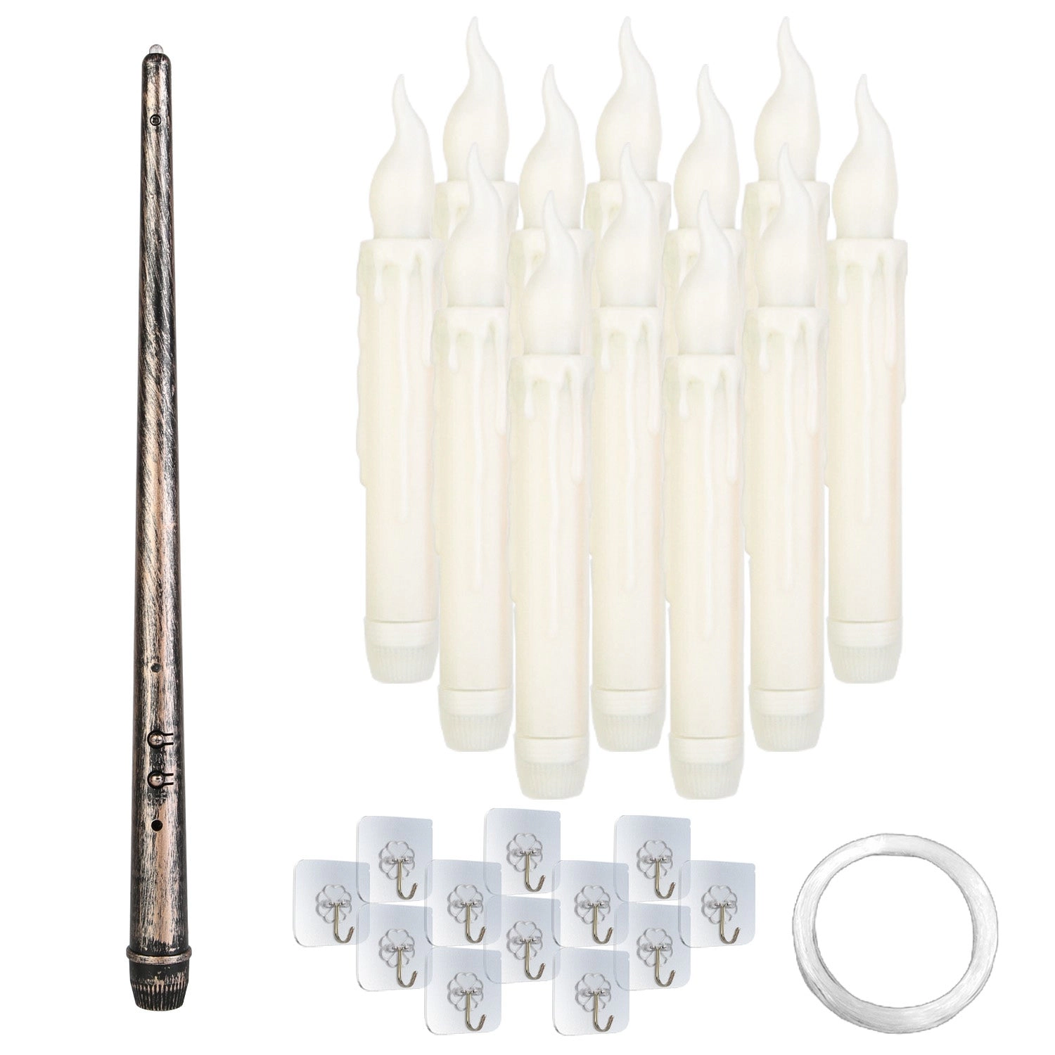 GBruno LED Floating Candles With Magic Wand Remote