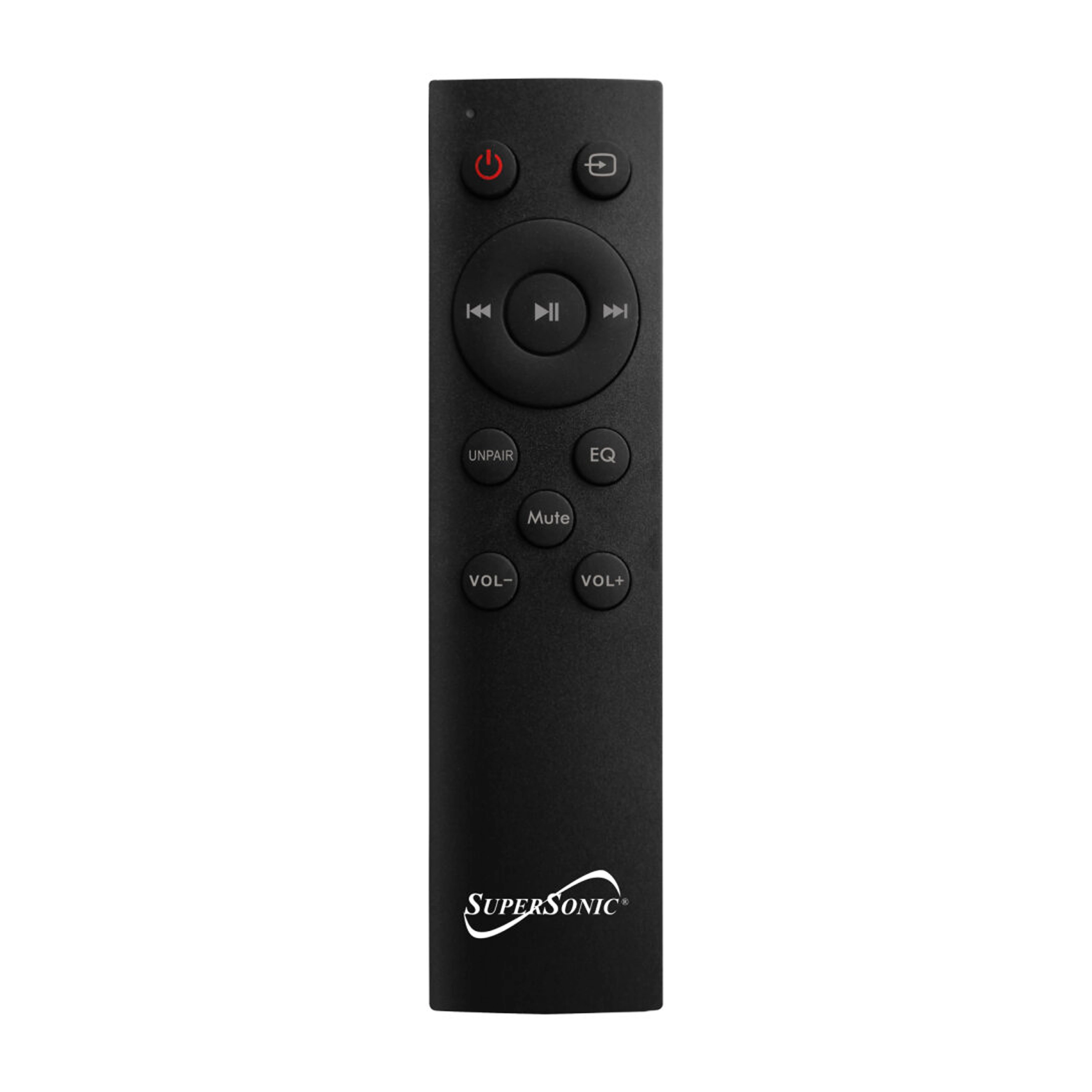 Super Sonic 30 Inch Dual Aux Optical 2.0 Bluetooth Soundbar With Remote in Black