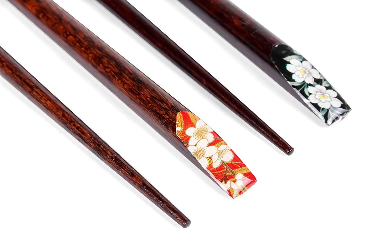 Heim Concept 8 pairs Organic Natural Hardwood Japanese Reusable Wood Chopsticks