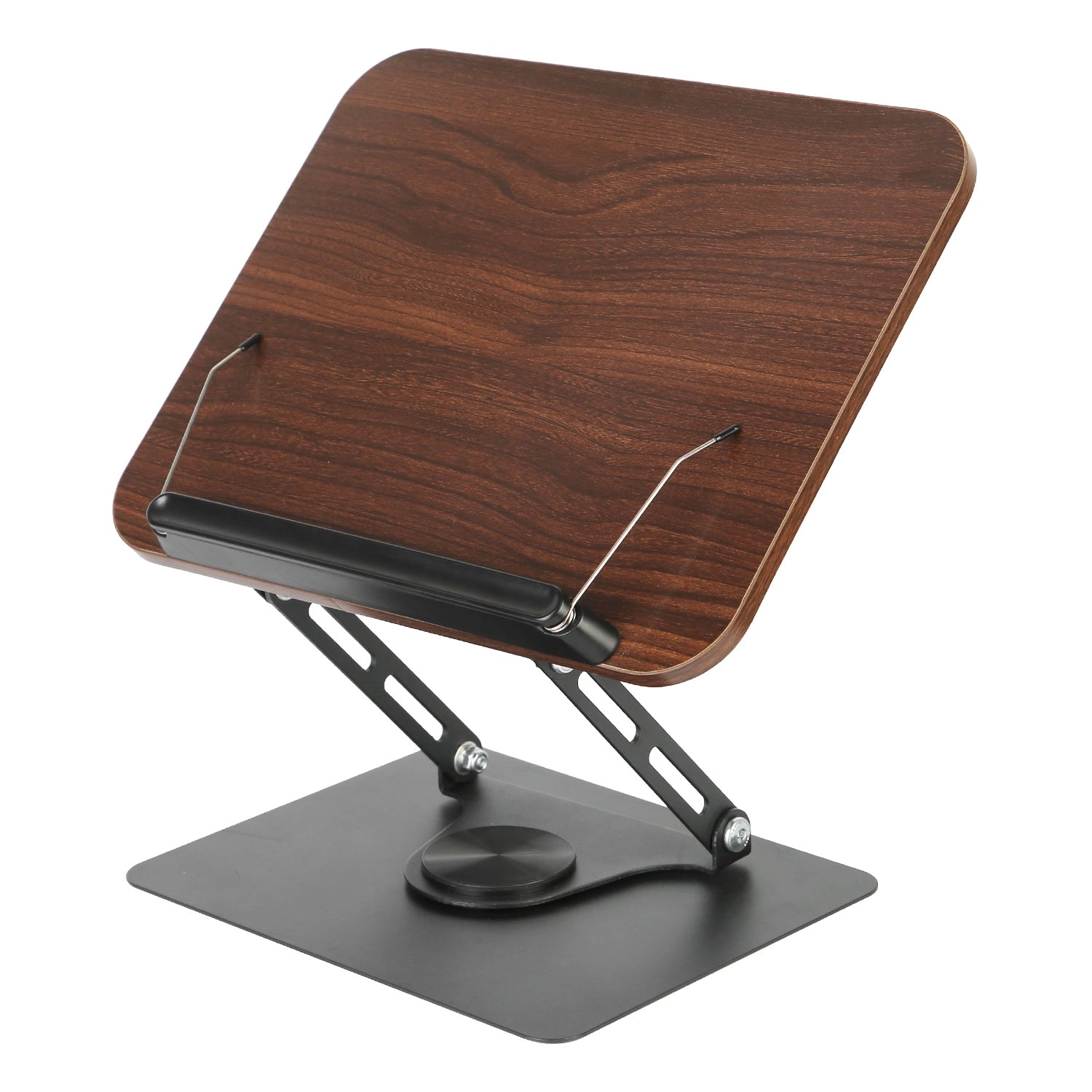 GBruno Adjustable Wood Book Stand With 360° Base