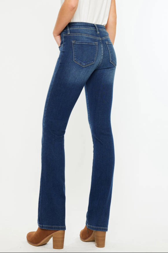 KanCan Women's Essentials High Rise Bootcut Jeans Denver