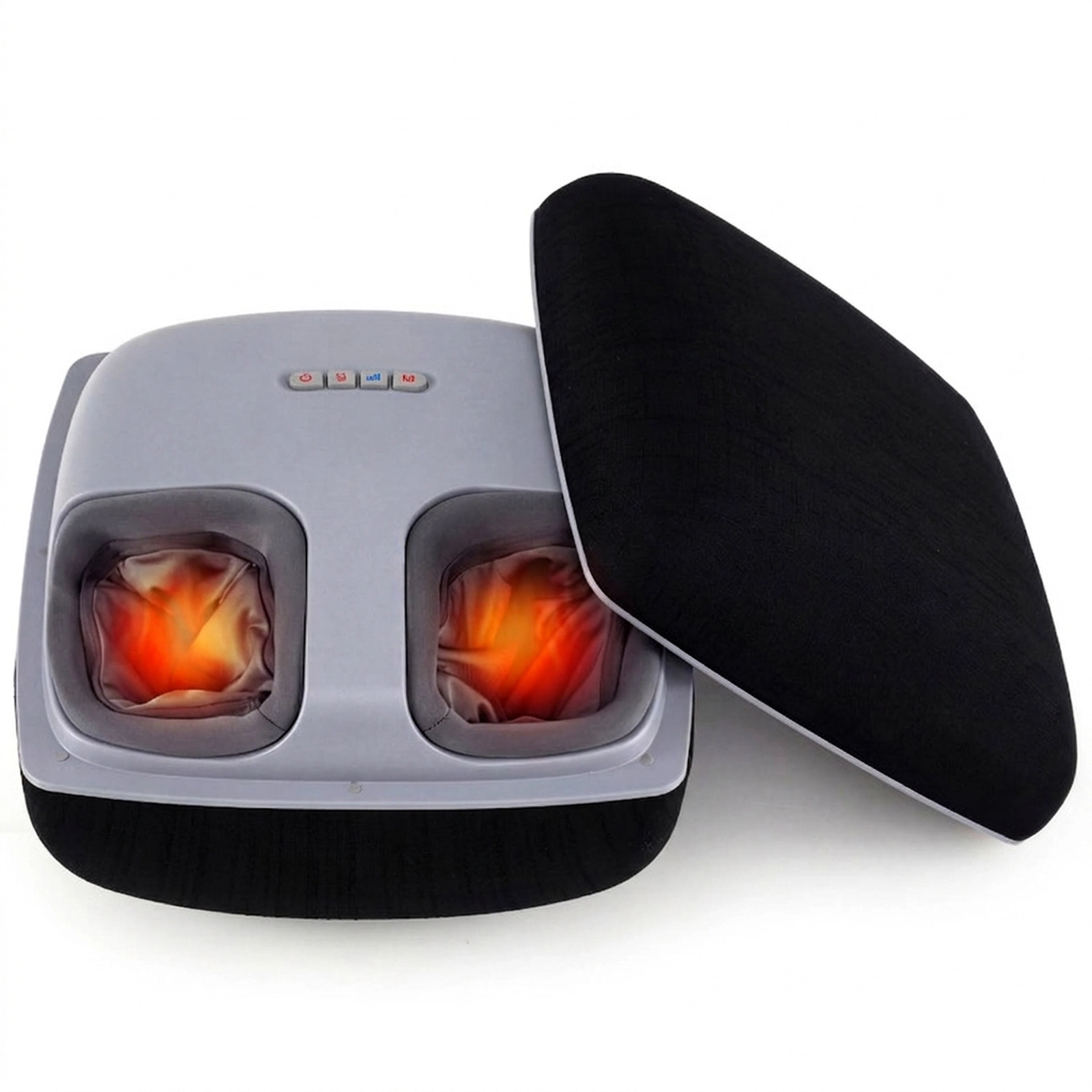 SUGIFT Shiatsu Foot Massager with Heat Air Compression 3 Kneading Intensities and Dust-Proof Cover