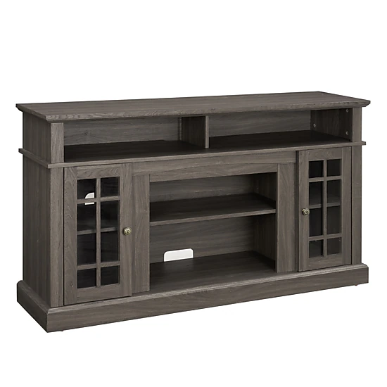 GBruno Glass Door 58" TV Stand Media Console