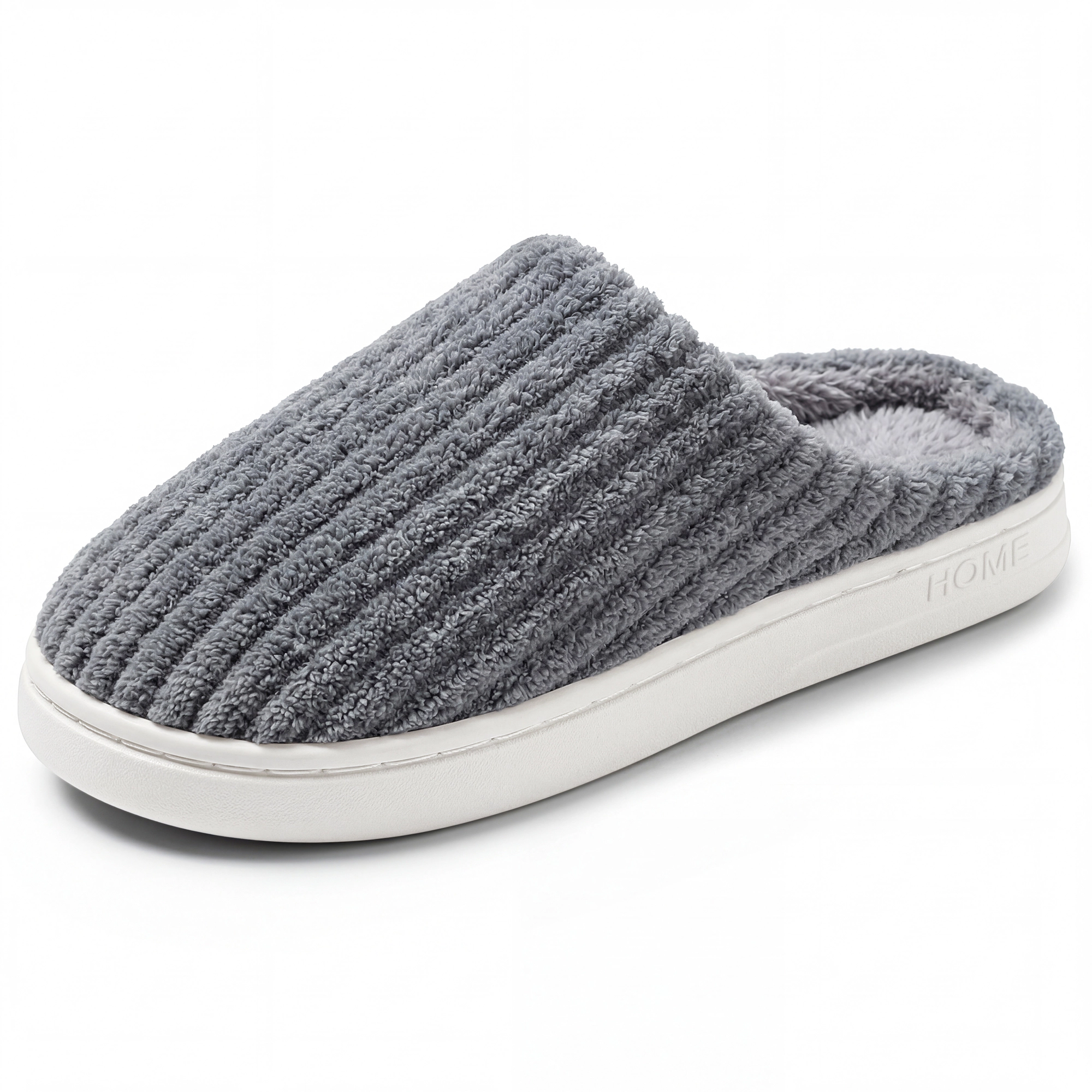 BLISSFUL STEP Women's Warm Fuzzy Comfortable Indoor Slip-On House Slippers