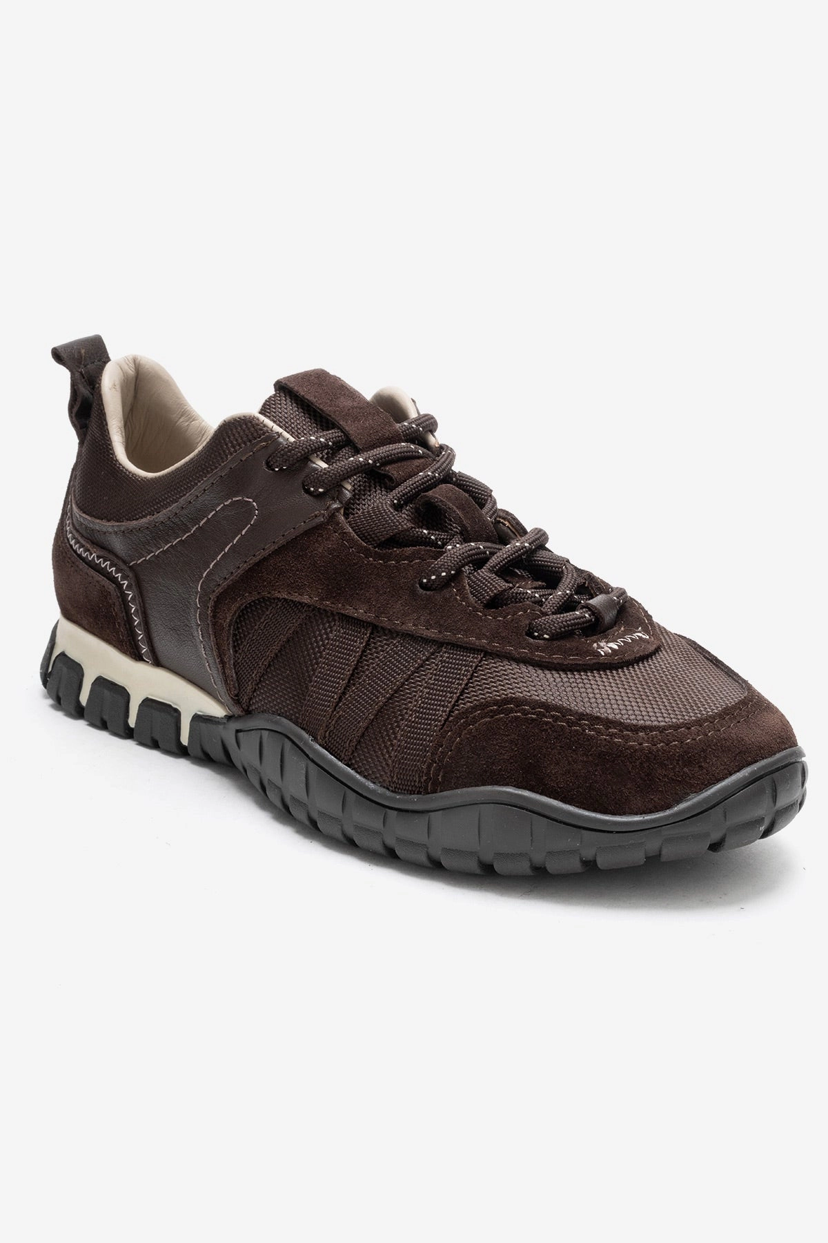 Forever & Always Womens Fiera Leather Mesh Sneaker