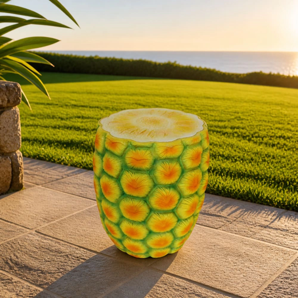 WOW PIONEER Compact Resin Patio Stool