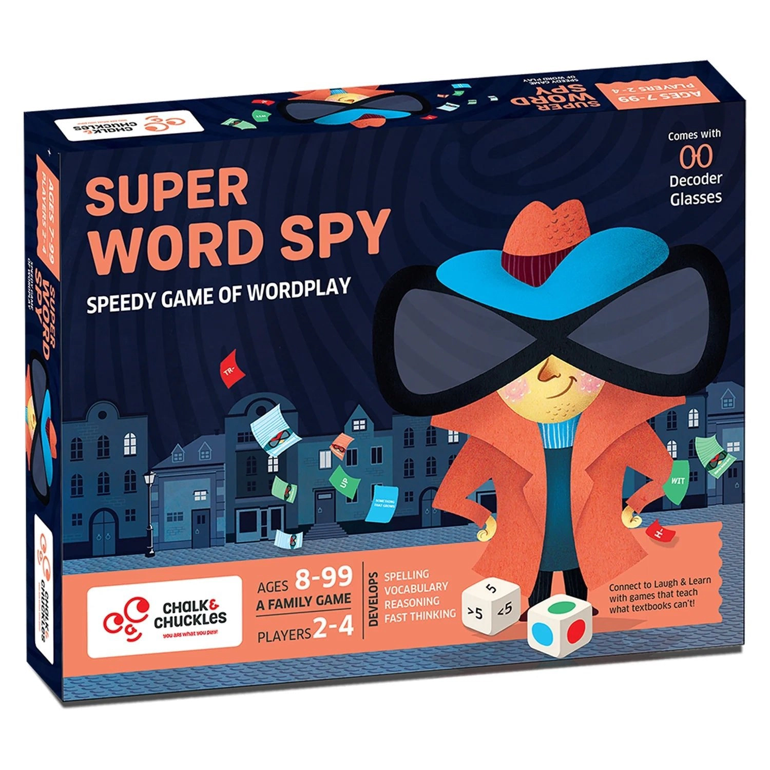 Chalk & Chuckles Super Word Spy - 2-4 Players