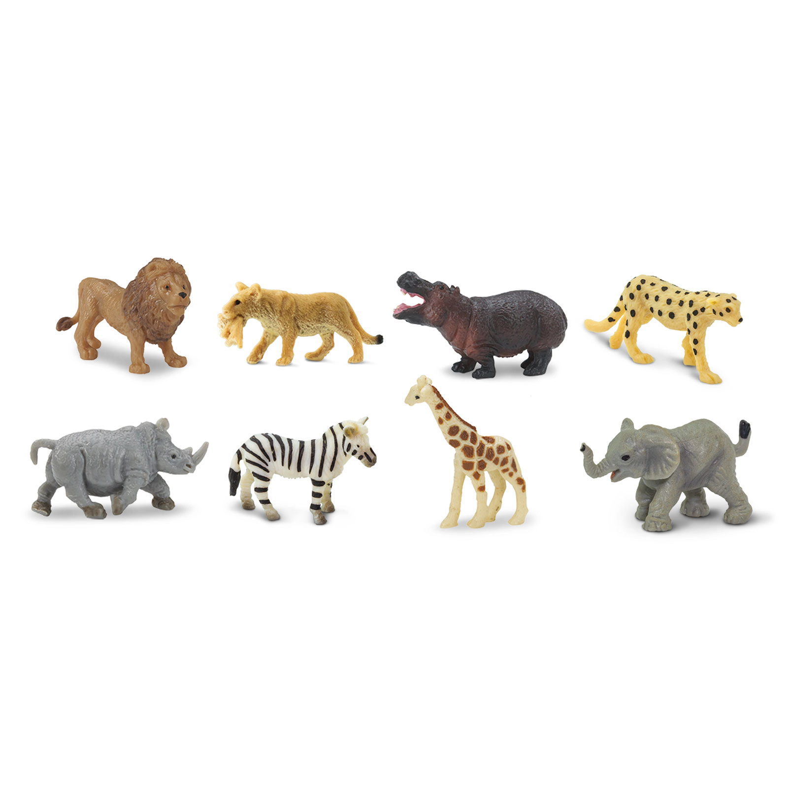 Safari Ltd. - Savanna Fun Pack - 8 Mini Toy Figurines for Kids