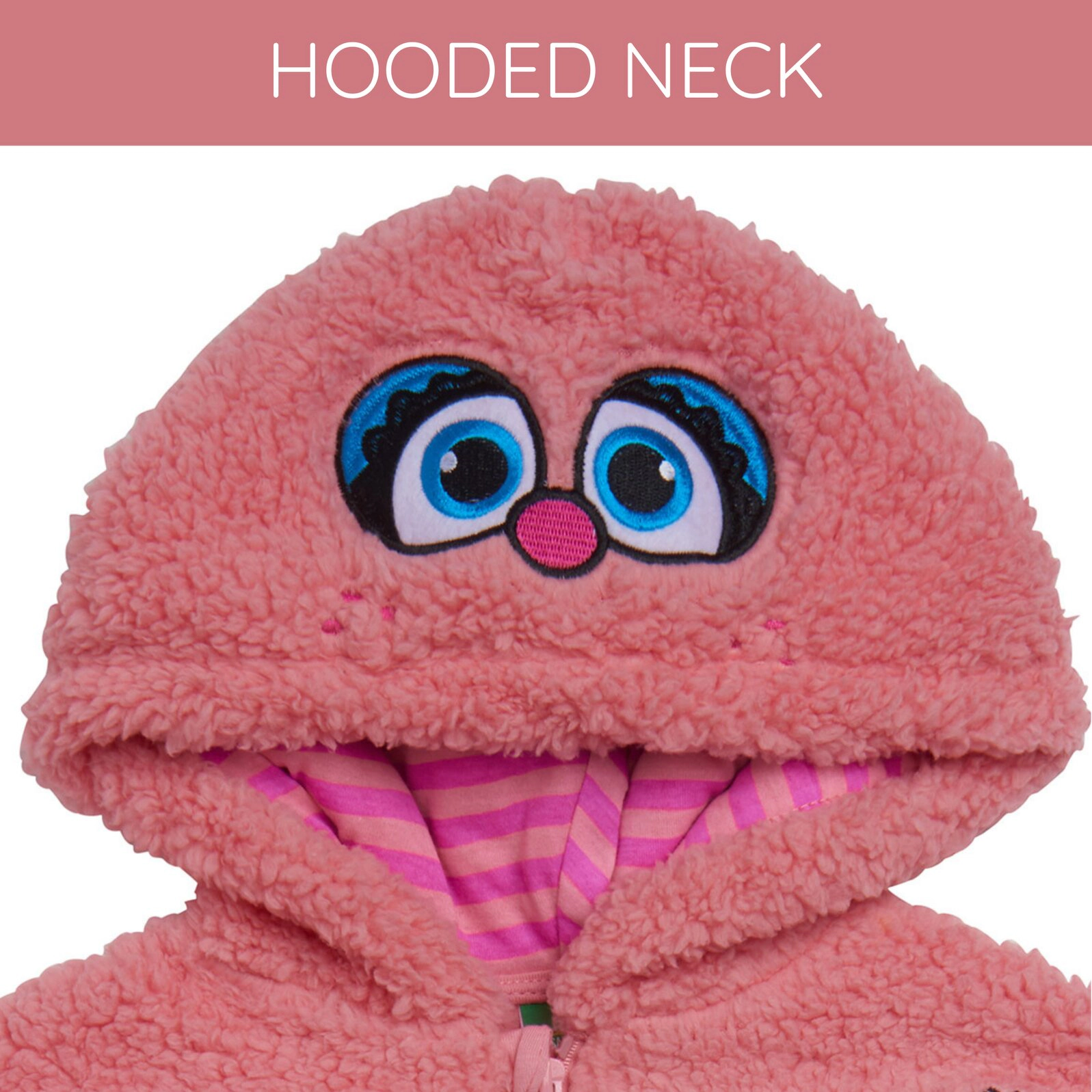 Sesame Street Cosplay Fleece Zip-Up Hoodie