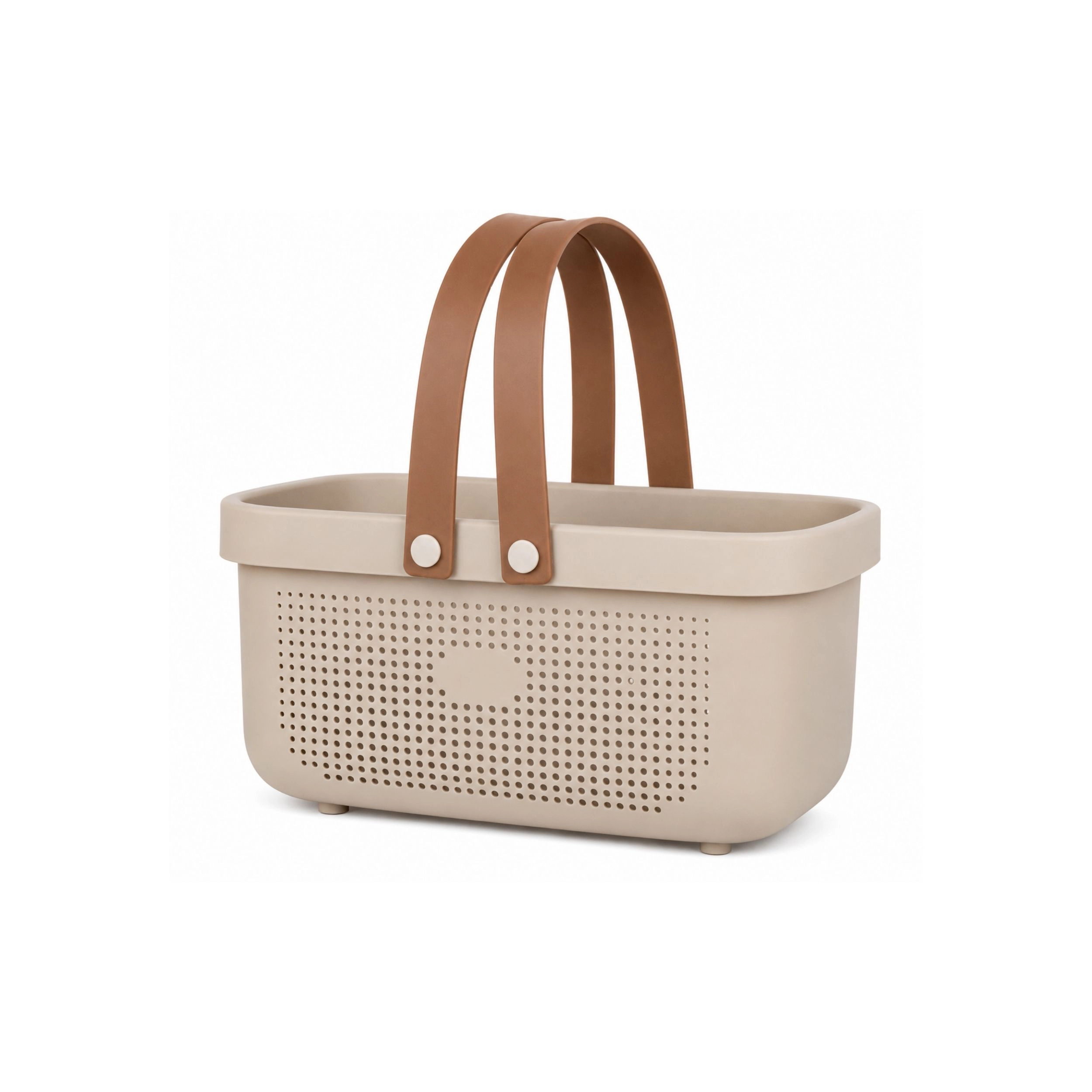 Stock Preferred Portable Plastic Storage Basket with Handle Shower Caddy