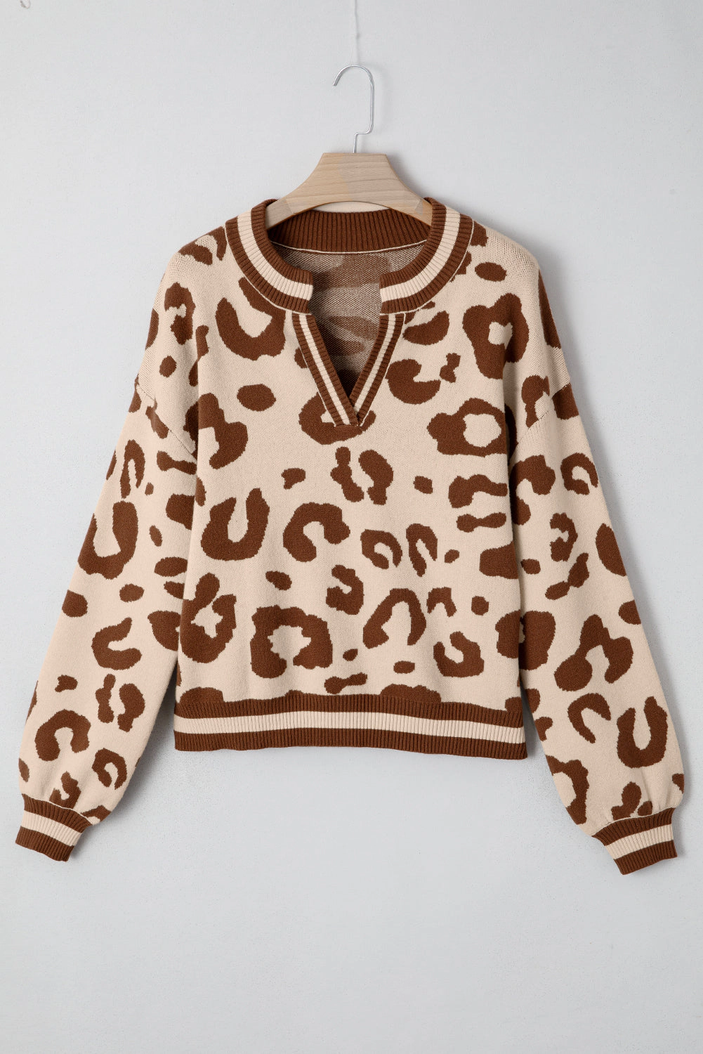 Threaded Pear Women's June Printed Knit Casual Sweater