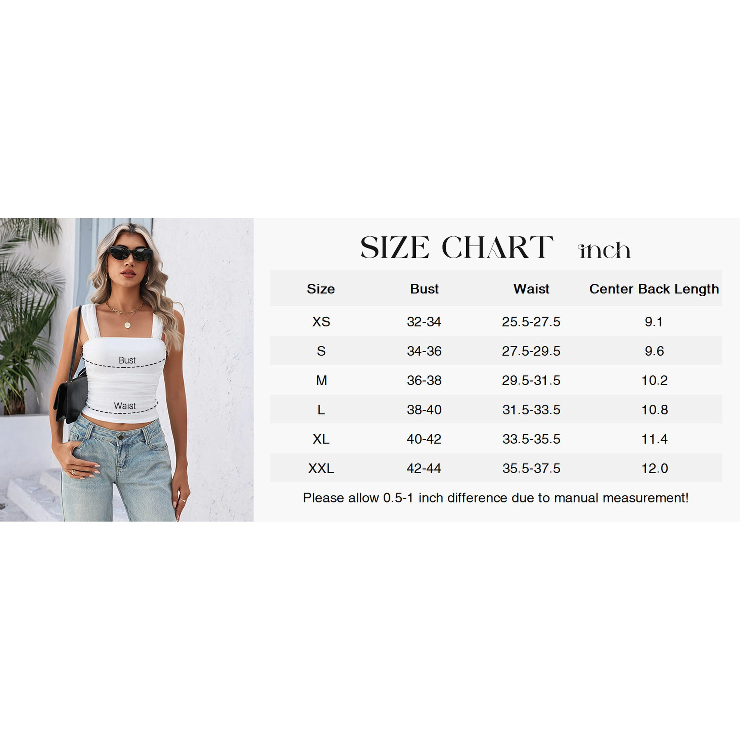 Avidlove Women's Mesh Square Neck Ruched Crop Wide Strap Tank Top