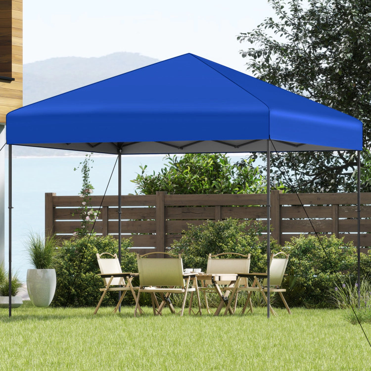 Hivvago 10 X Feet Pop up Canopy Tent with Portable Carrying Bag and 8 Stakes