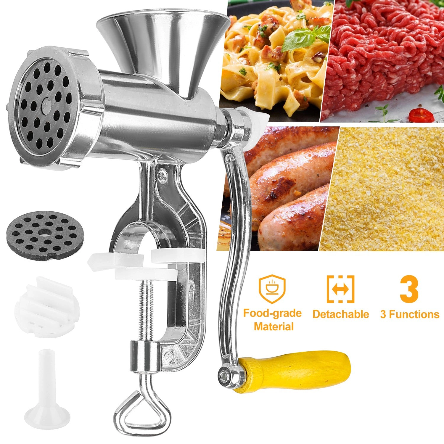 GBruno Heavy Duty Manual Meat Grinder
