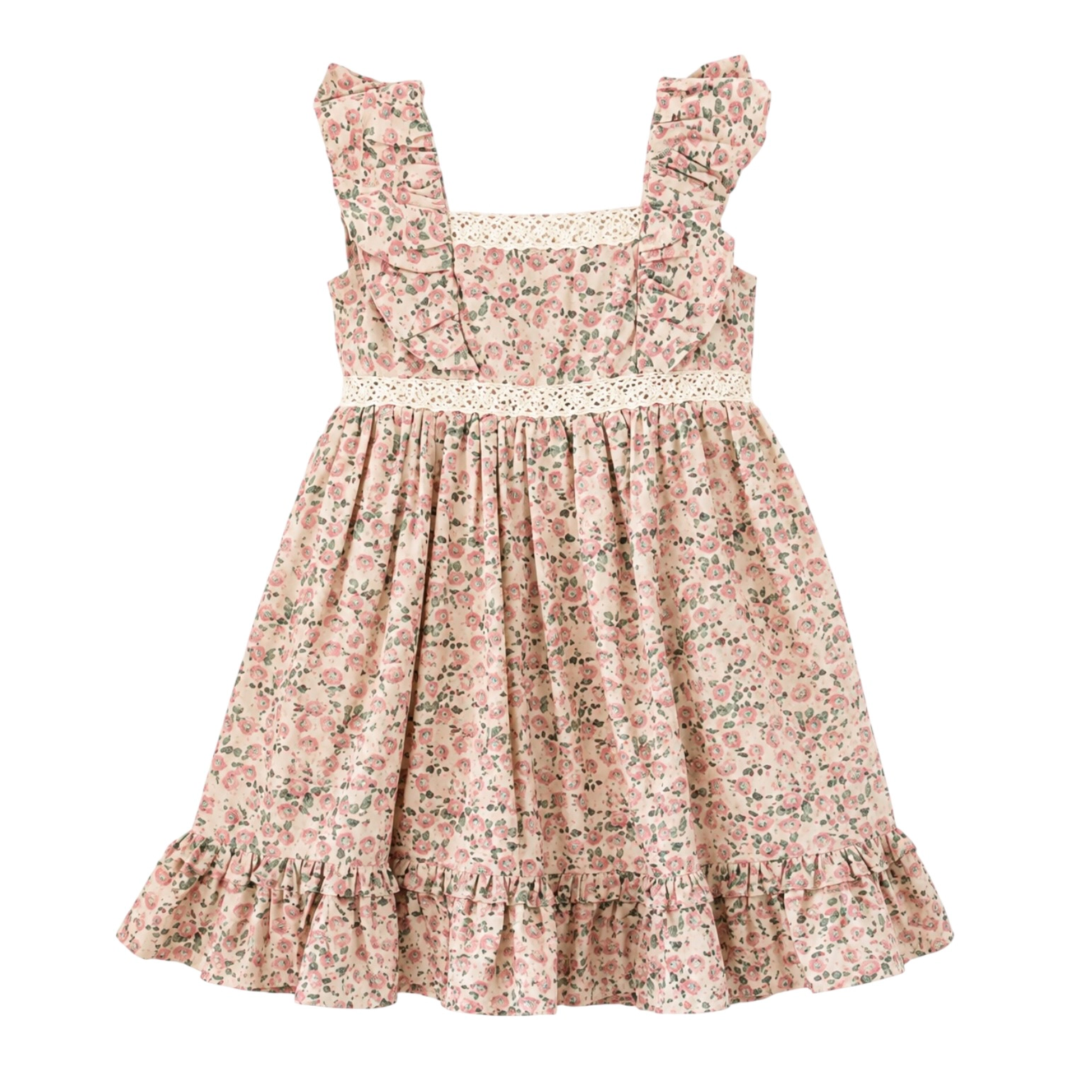 Laurenza's Girls Floral Vintage Inspired Dress