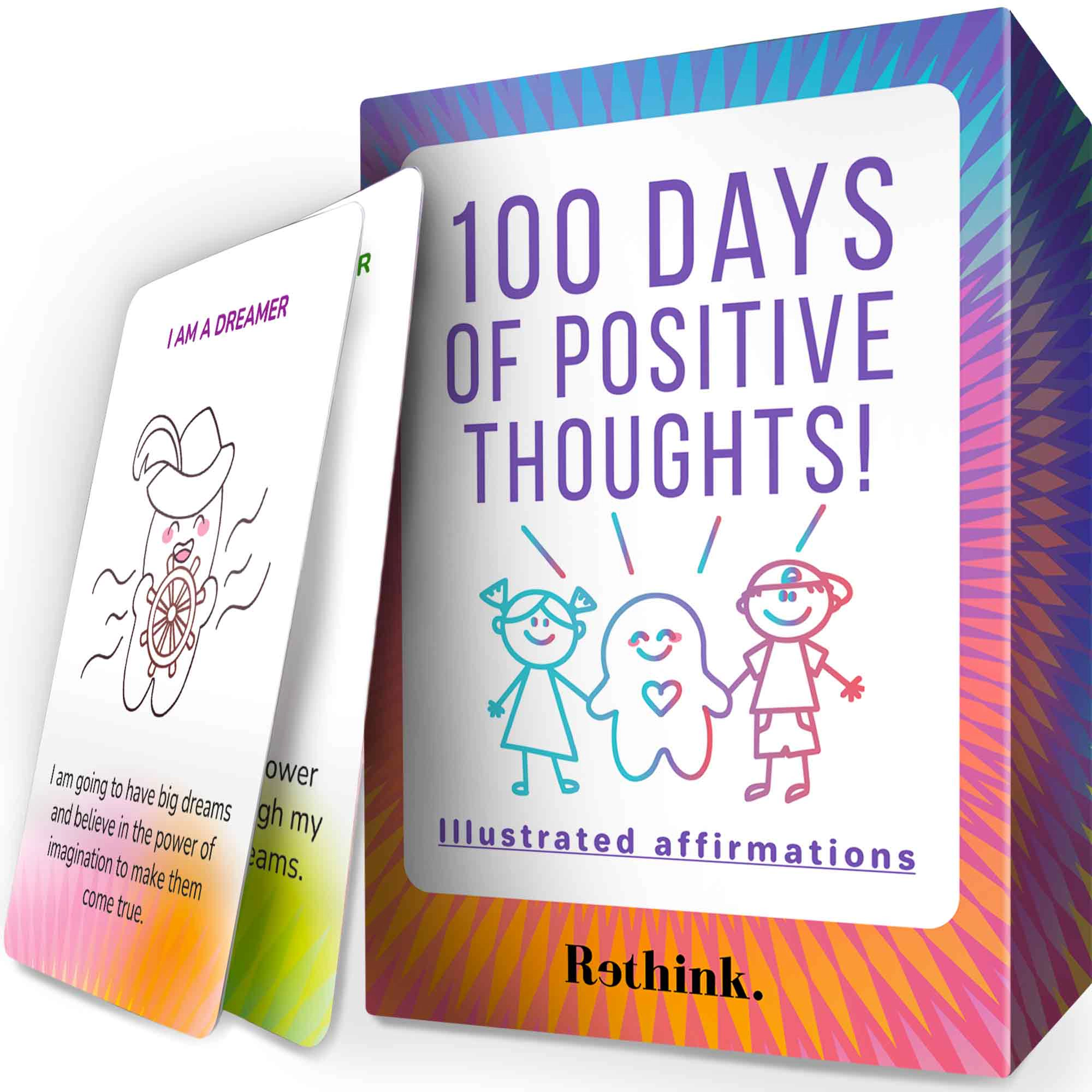QUOKKA Positive Affirmation and Meditation Cards for Kids - Mindfulness, Relaxation Conversation Activity Set