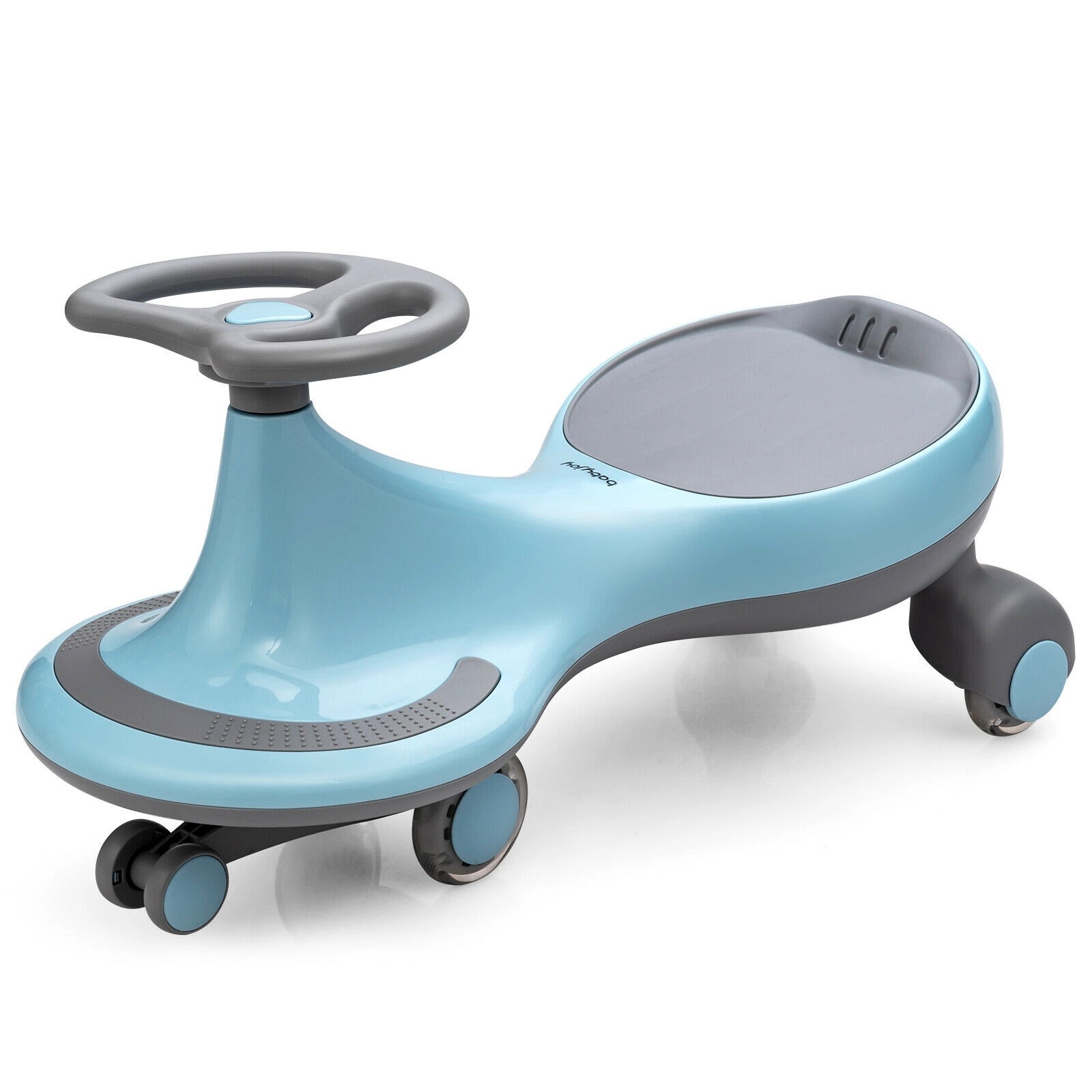 LJG Kids Wiggle Car Ride-on Toy with Flashing Wheels