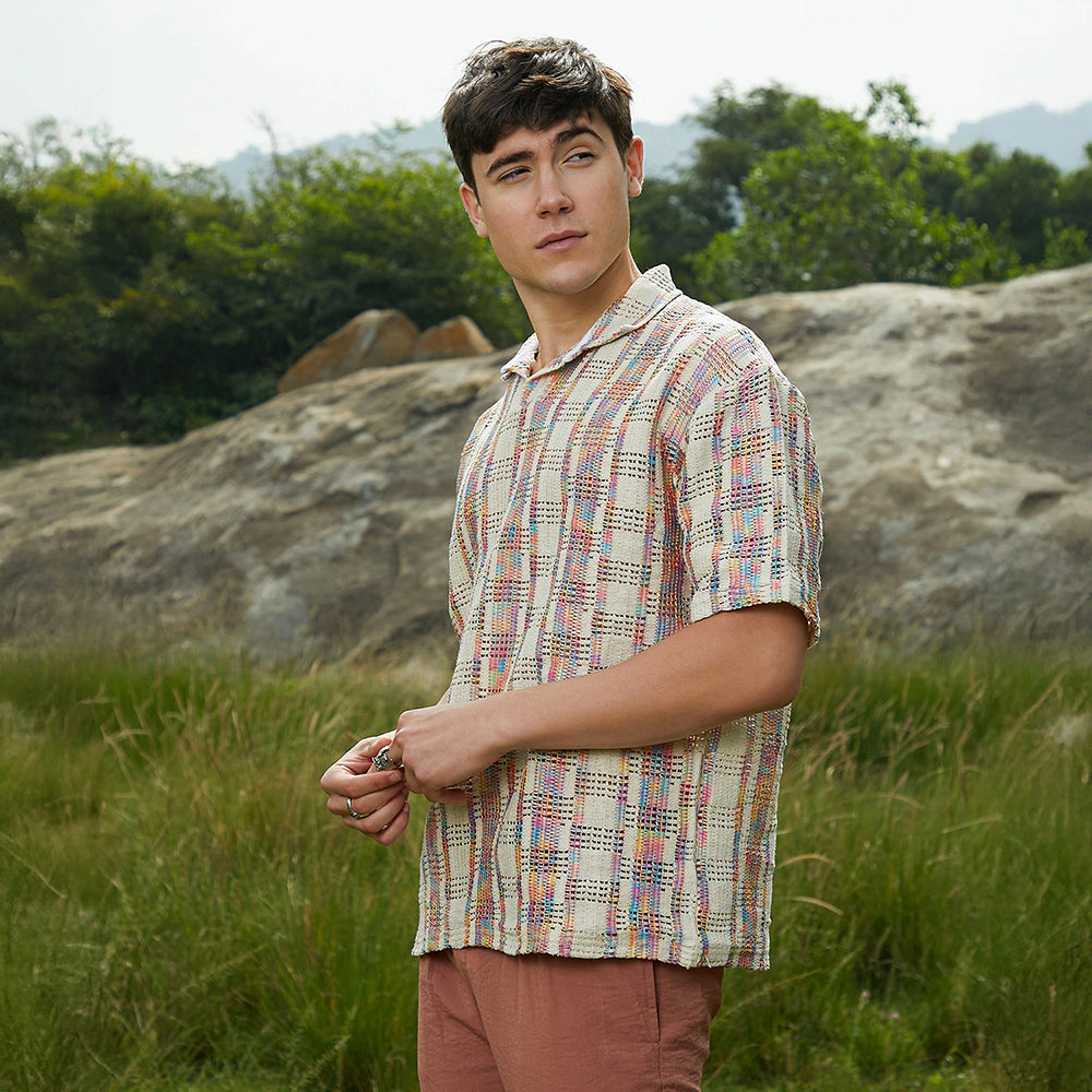 Prism Oversized Polo T-Shirt