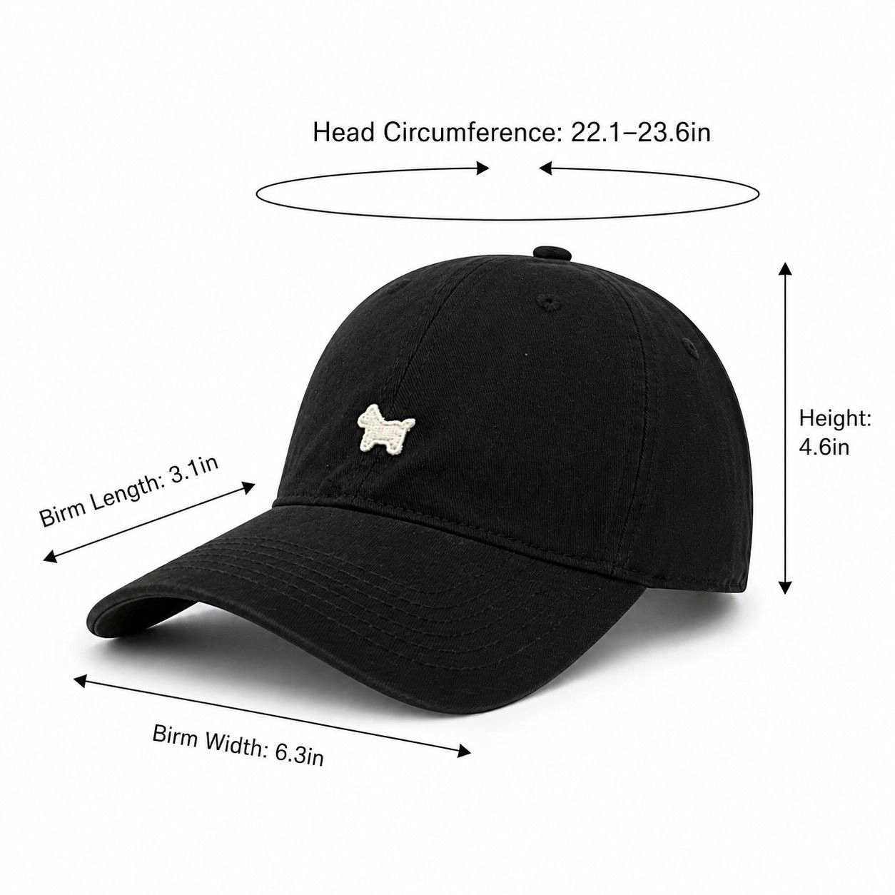 Anna-Kaci Women's Minimalist Embroidery Baseball Cap Adjustable Cotton Dad Hat Casual Everyday