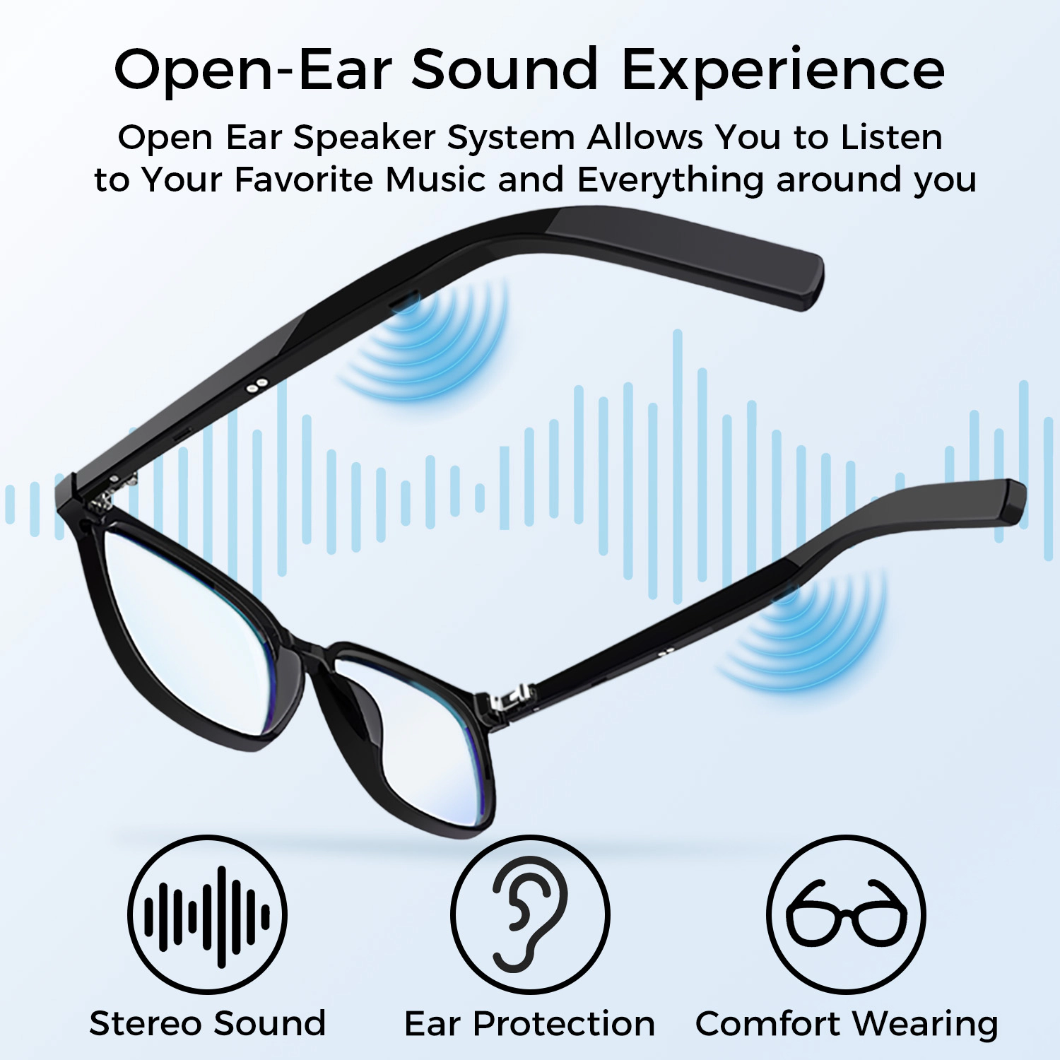 Alpha Digital Magnet Multi-Lens, Bluetooth Audio/Mic, IP65, 5Hr - Smart Glasses
