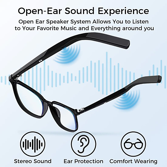 Alpha Digital Magnet Multi-Lens, Bluetooth Audio/Mic, IP65, 5Hr - Smart Glasses
