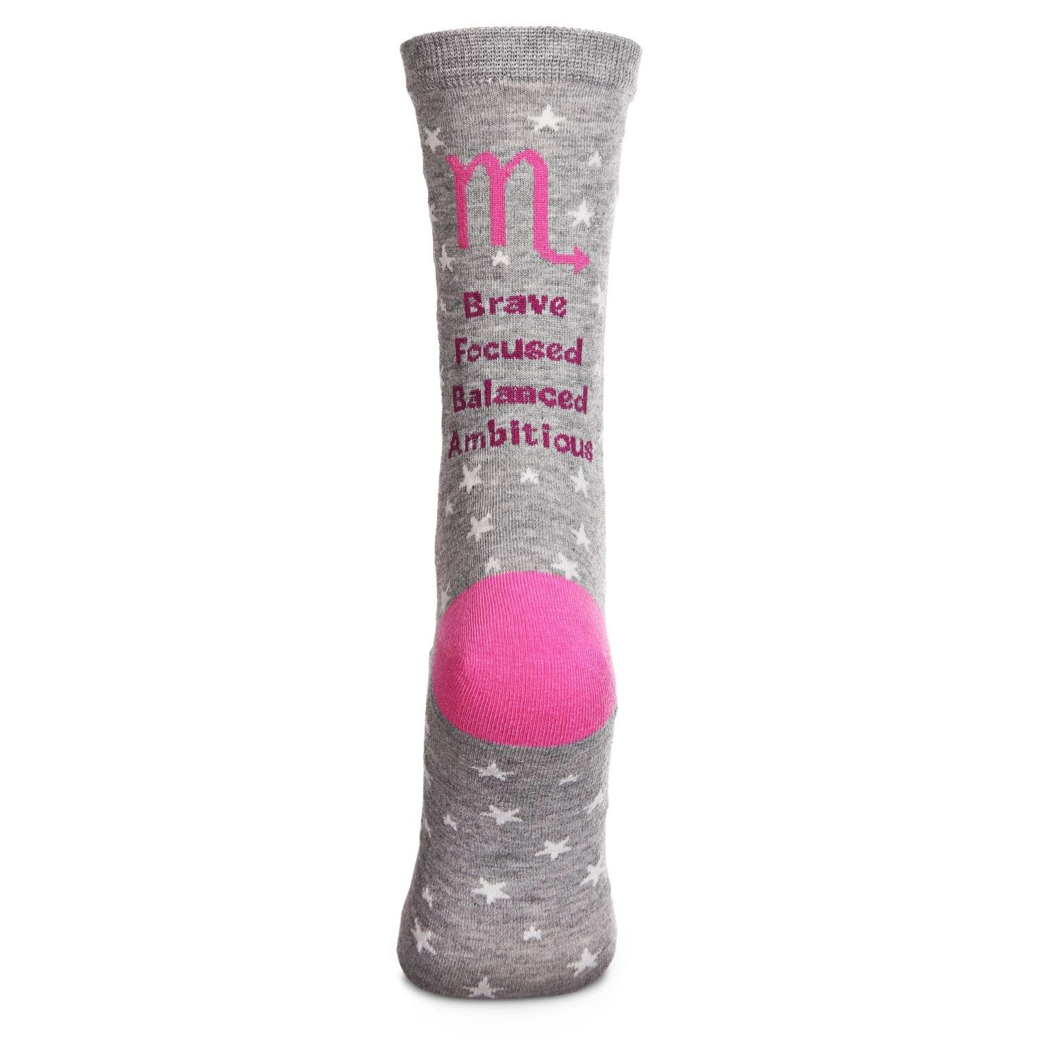 MeMoi Women's Scorpio Zodiac Sign Crew Socks