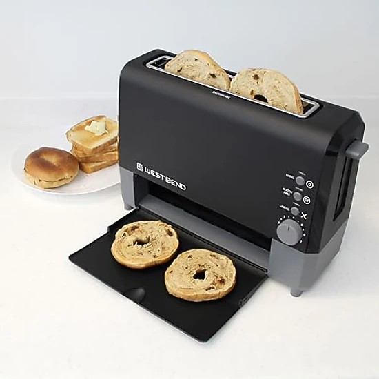 WEST BEND QuikServe 2-Slice Toaster, Black
