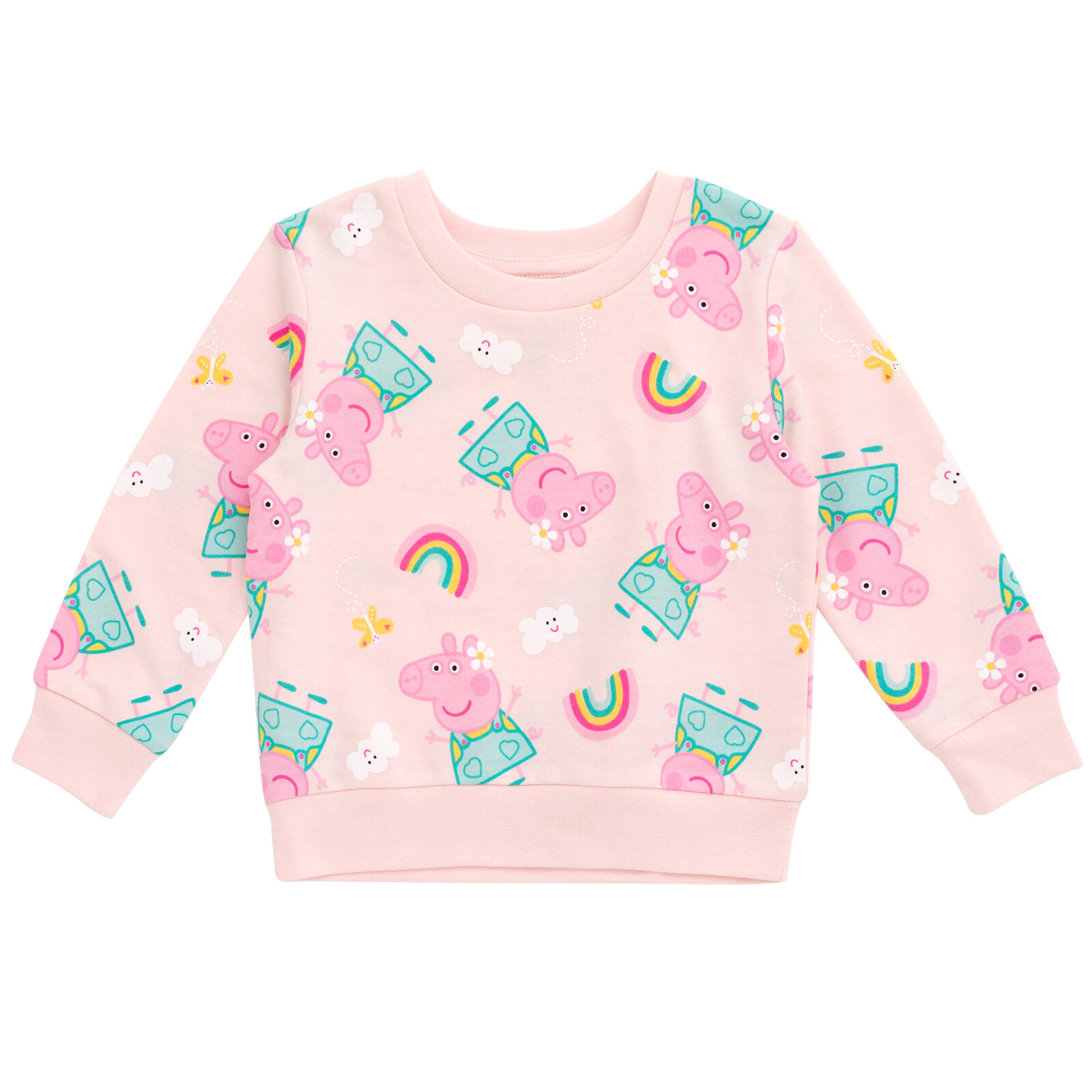 Peppa Pig Girls' Pullover Sweatshirt