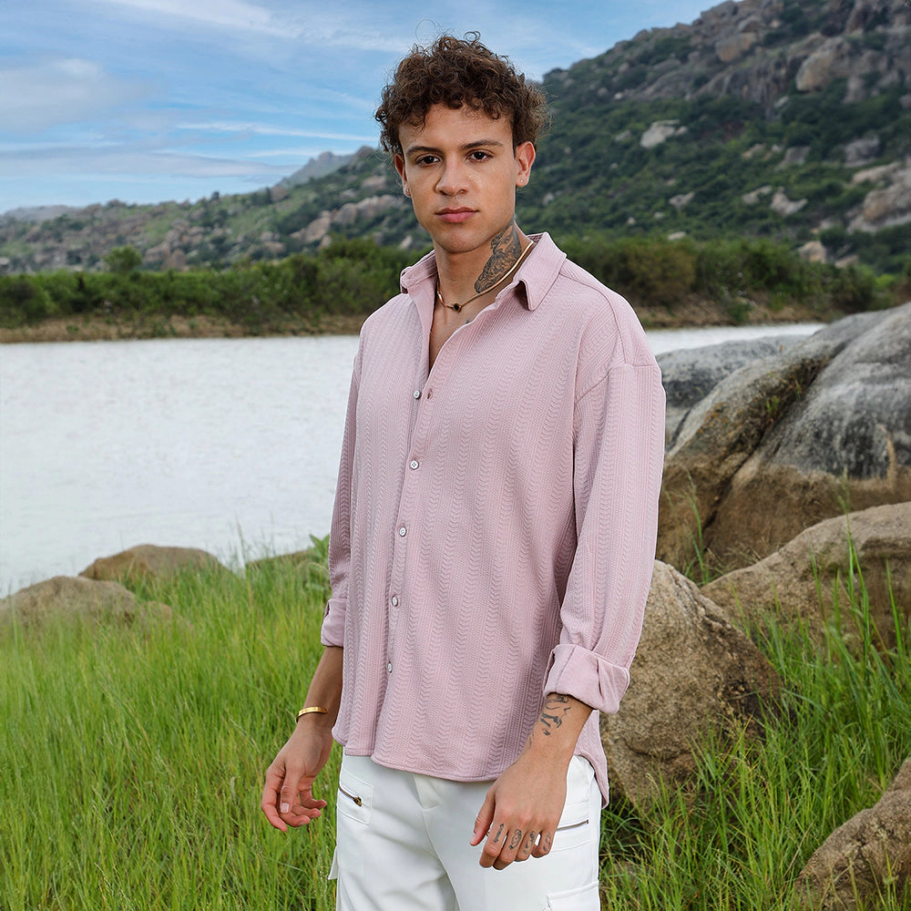 Spear-Textured Shirt