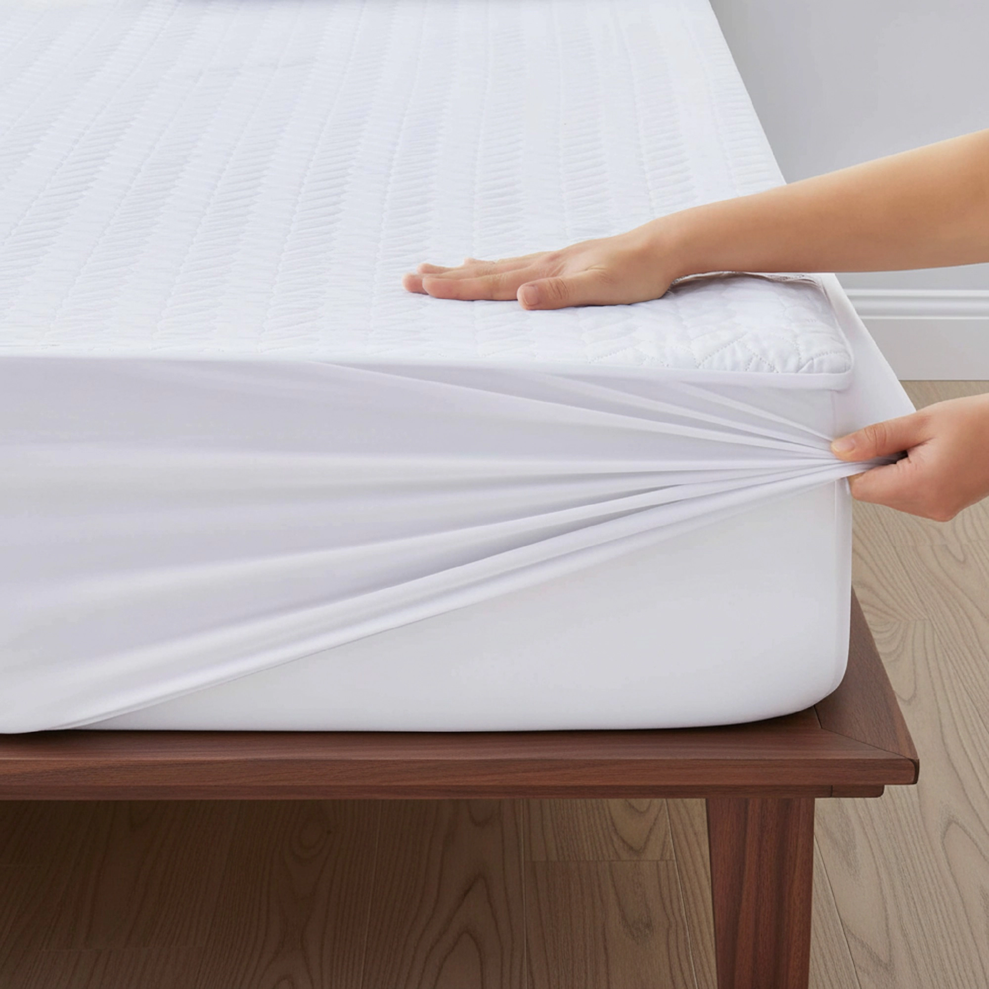 Unikome Waterproof Diamond-Quilted Mattress Protector with Deep Pocket