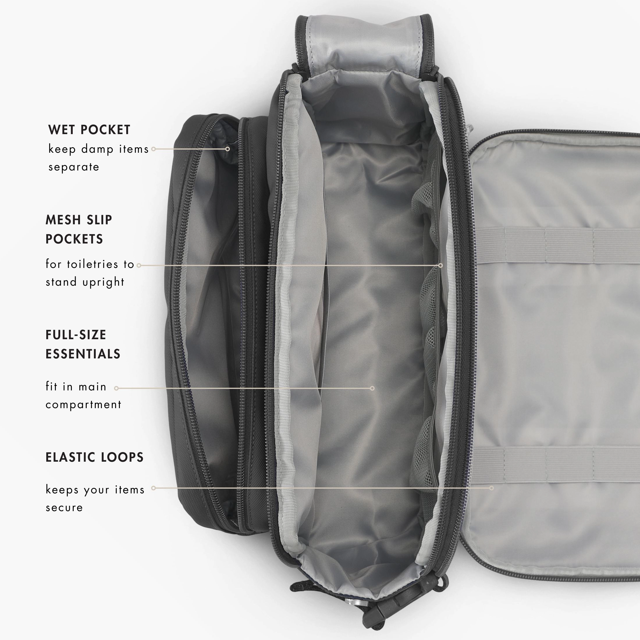 Hynes Eagle Men's Travel Essentials Toiletry Bag
