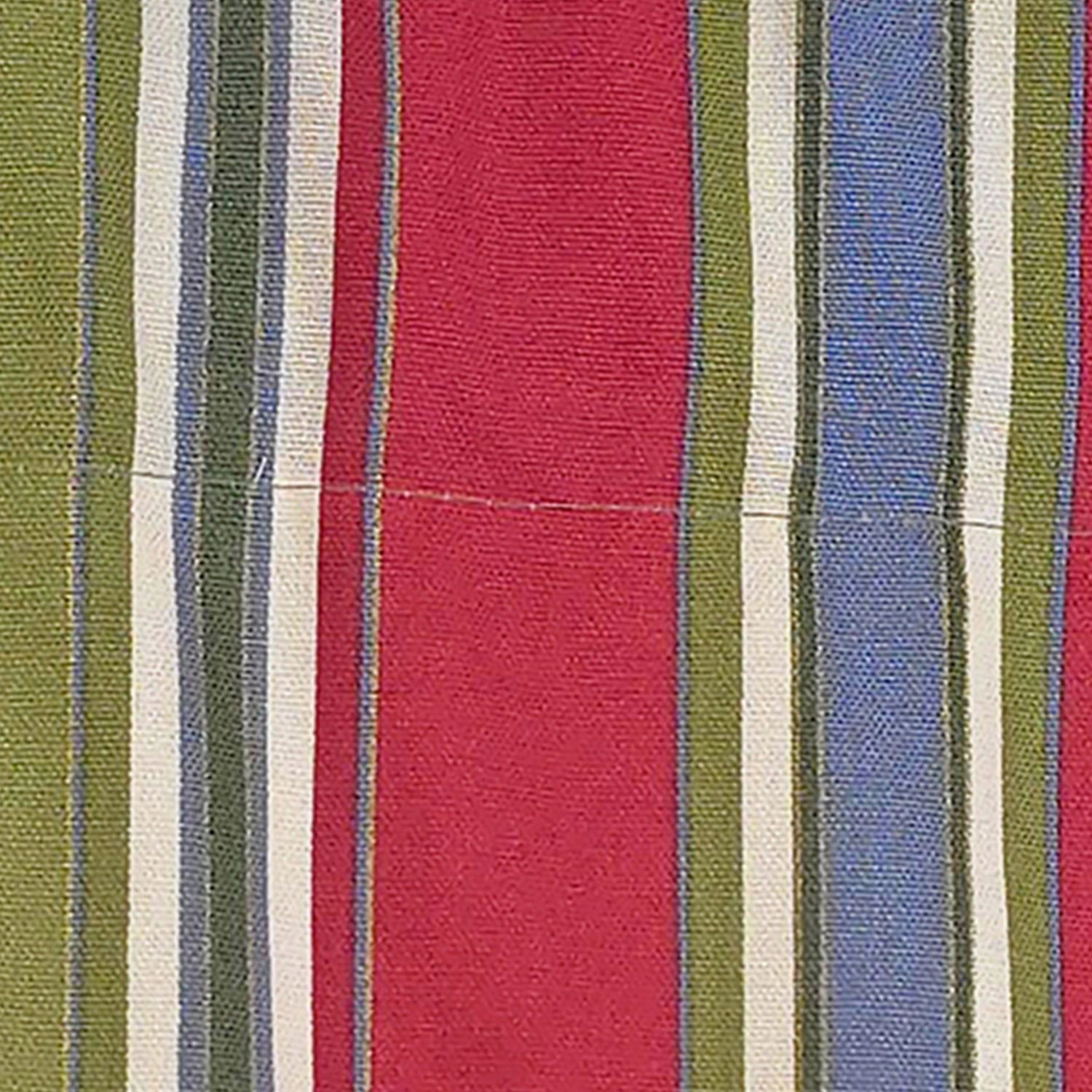 RLF Home Nigel Stripe Regal 100% Cotton Rod Pocket Lined  Window Valance 50" x 17" Multi