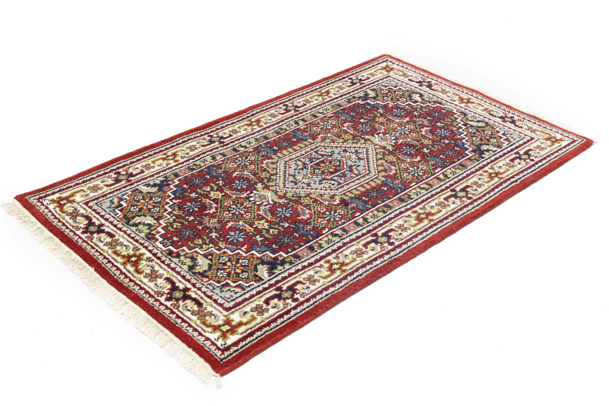 Magic Rugs Red Floral Tribal 3'2X5'4 Indo-Bidjar Oriental Rug