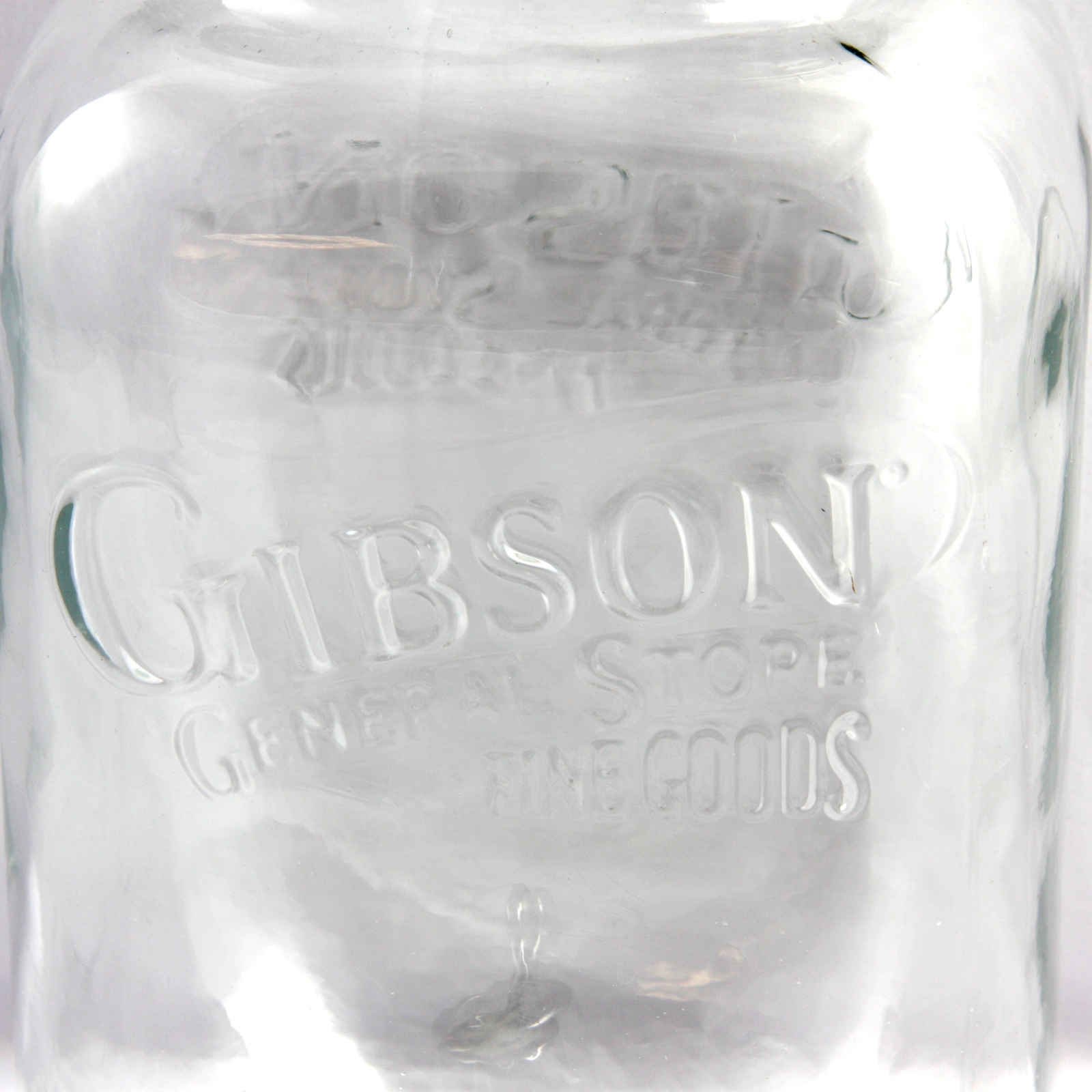 General Store 1 Gallon Clear Glass Mason Beverage Dispenser