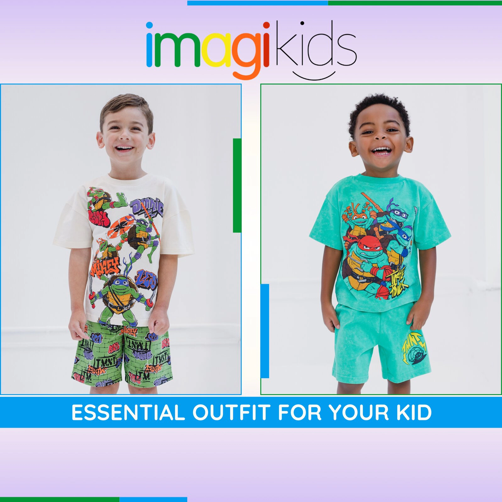 Teenage Mutant Ninja Turtles Boys' 2-Piece T-Shirt and Shorts Set