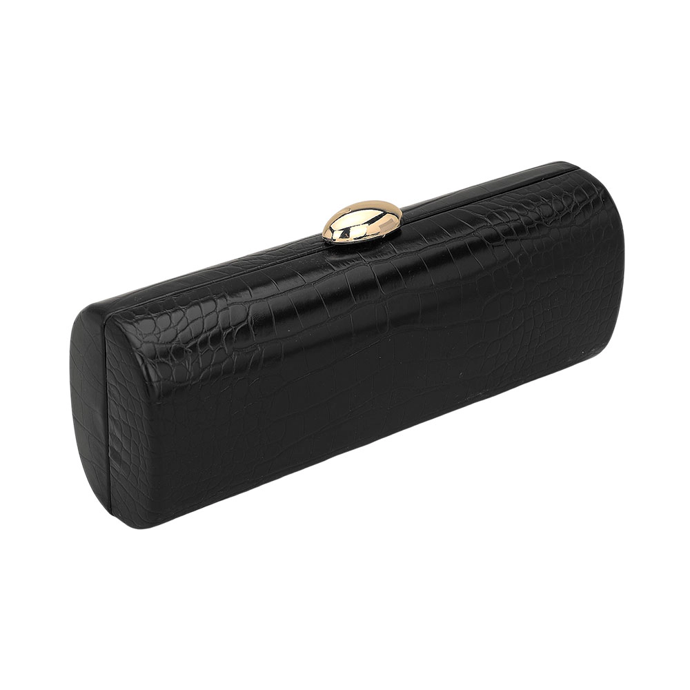 FASHNZFAB Faux Leather Textured Pattern Clutch Evening Bag