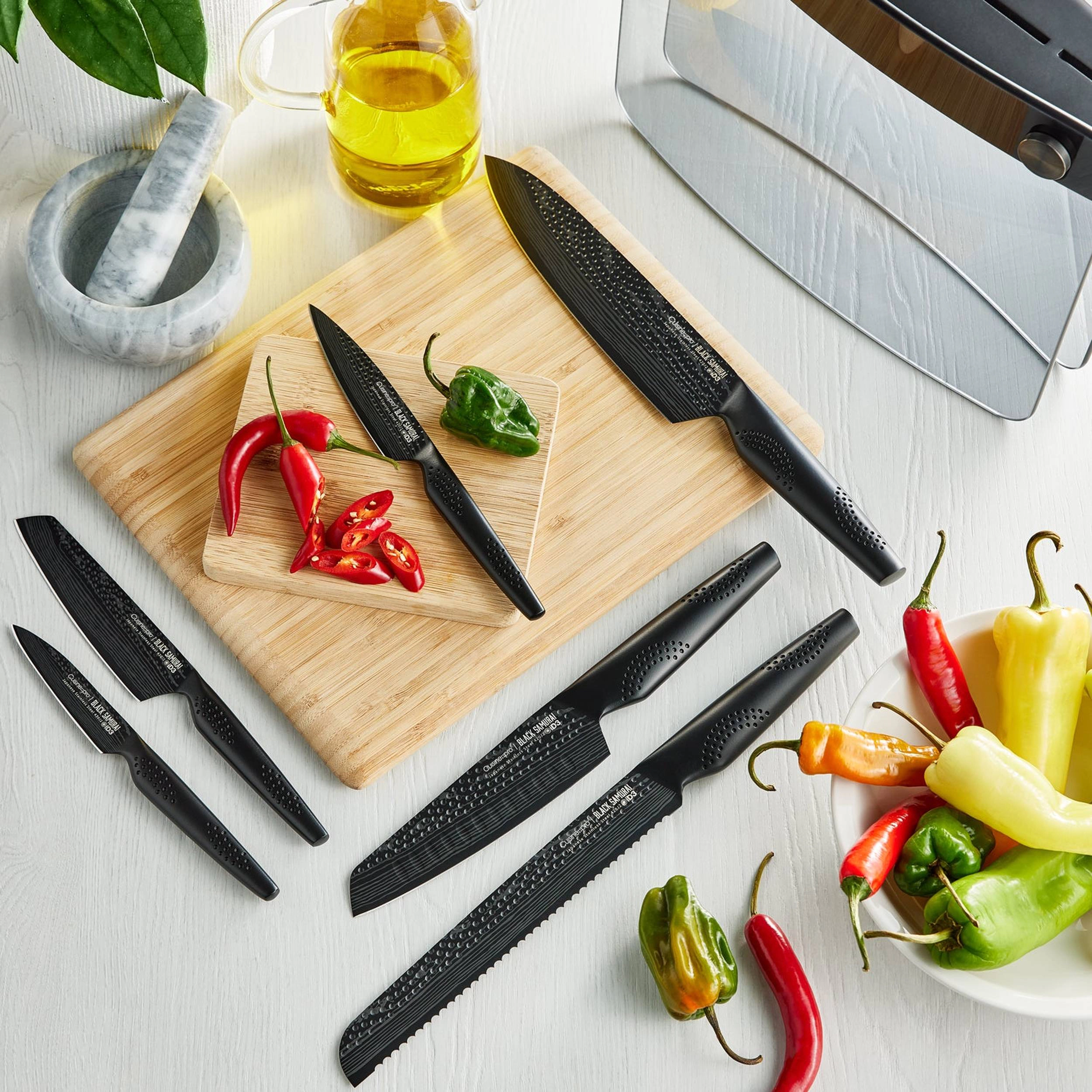 Cuisine::pro® iD3® BLACK SAMURAI Sakai Knife Block 7 Piece