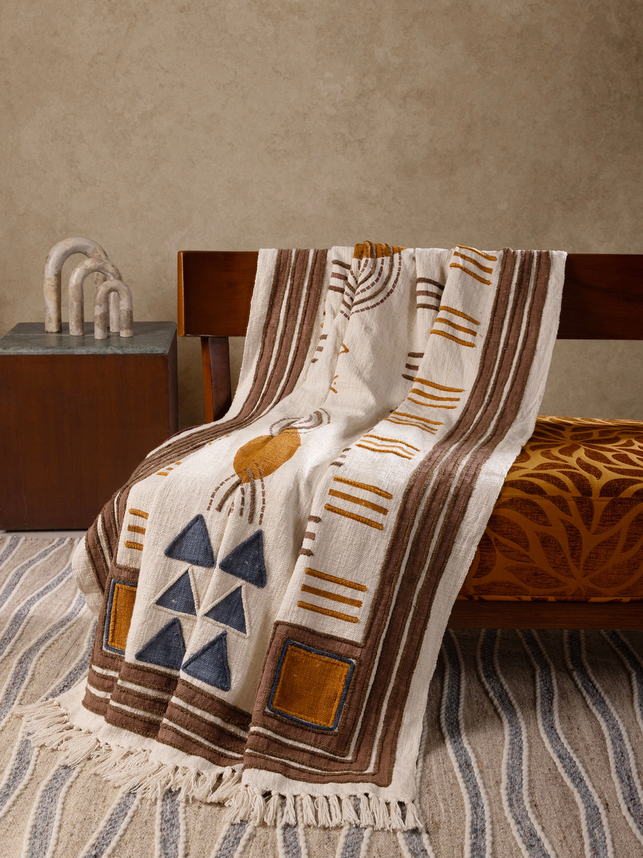 GAURI KOHLI Aarya Throw Blanket 50"x60"