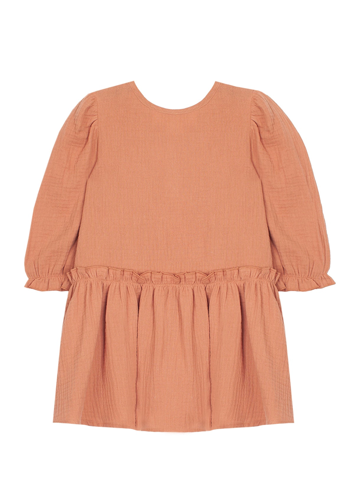 Midnight Poppy Cotton Gauze Dress