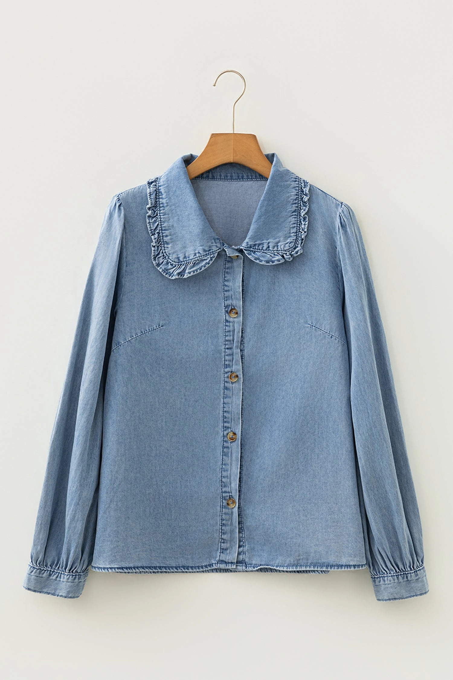 Threaded Pear Women's Antonella Pan Collar Western Shirt